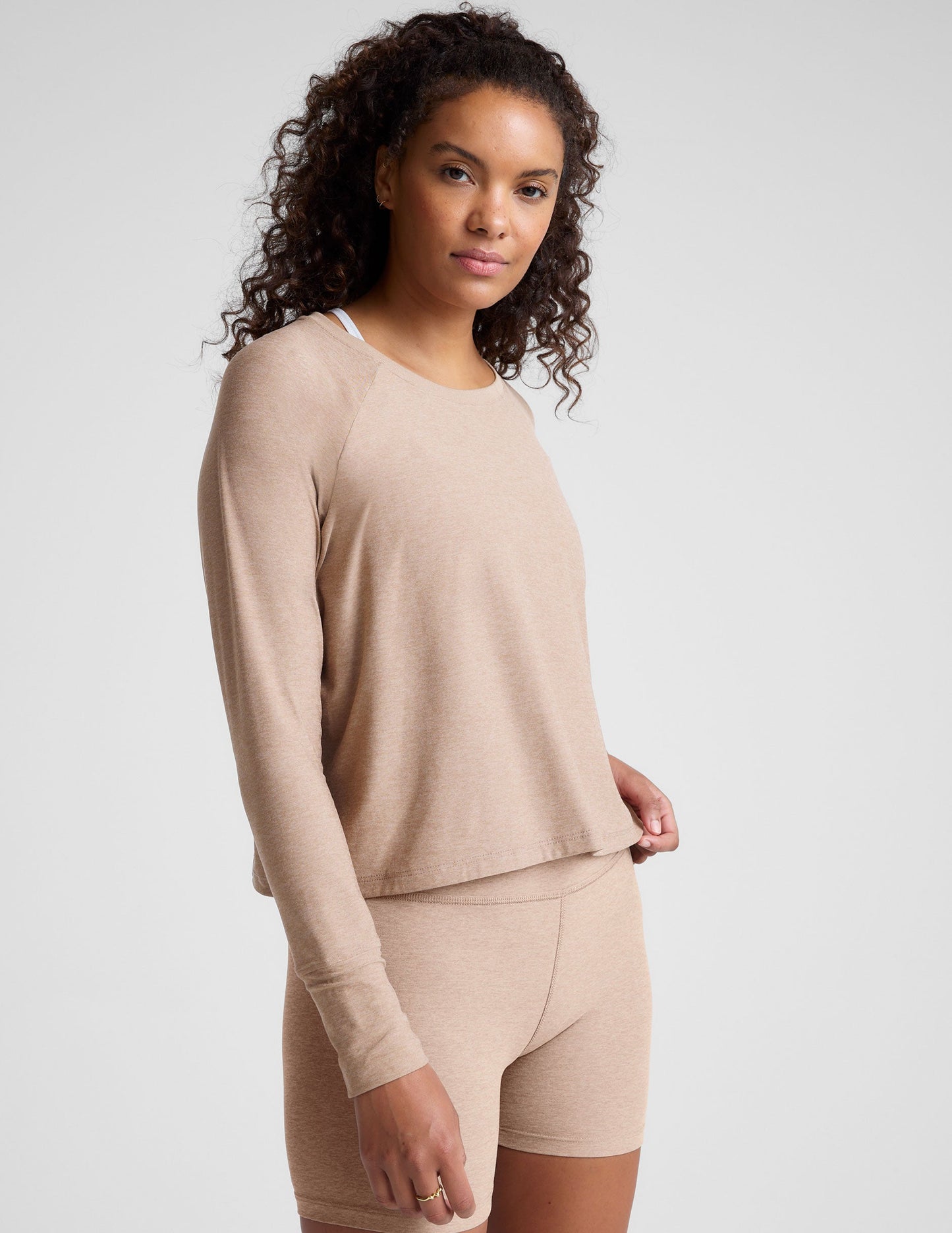 Buttery Soft Featherweight Daydreamer Pullover Long Sleeve Tee Top
