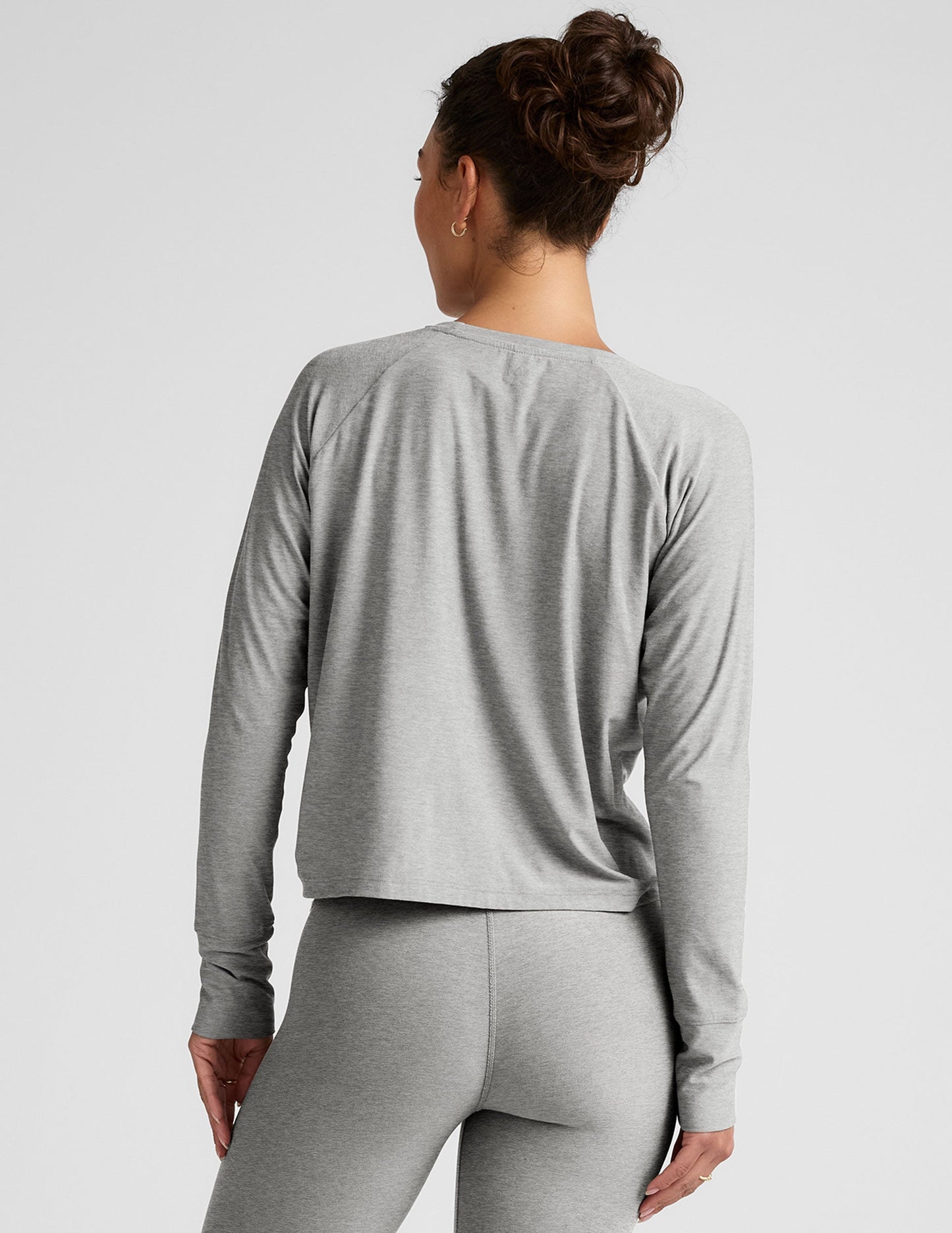Buttery Soft Featherweight Daydreamer Pullover Tee: Lightweight Raglan Long Sleeve Top
