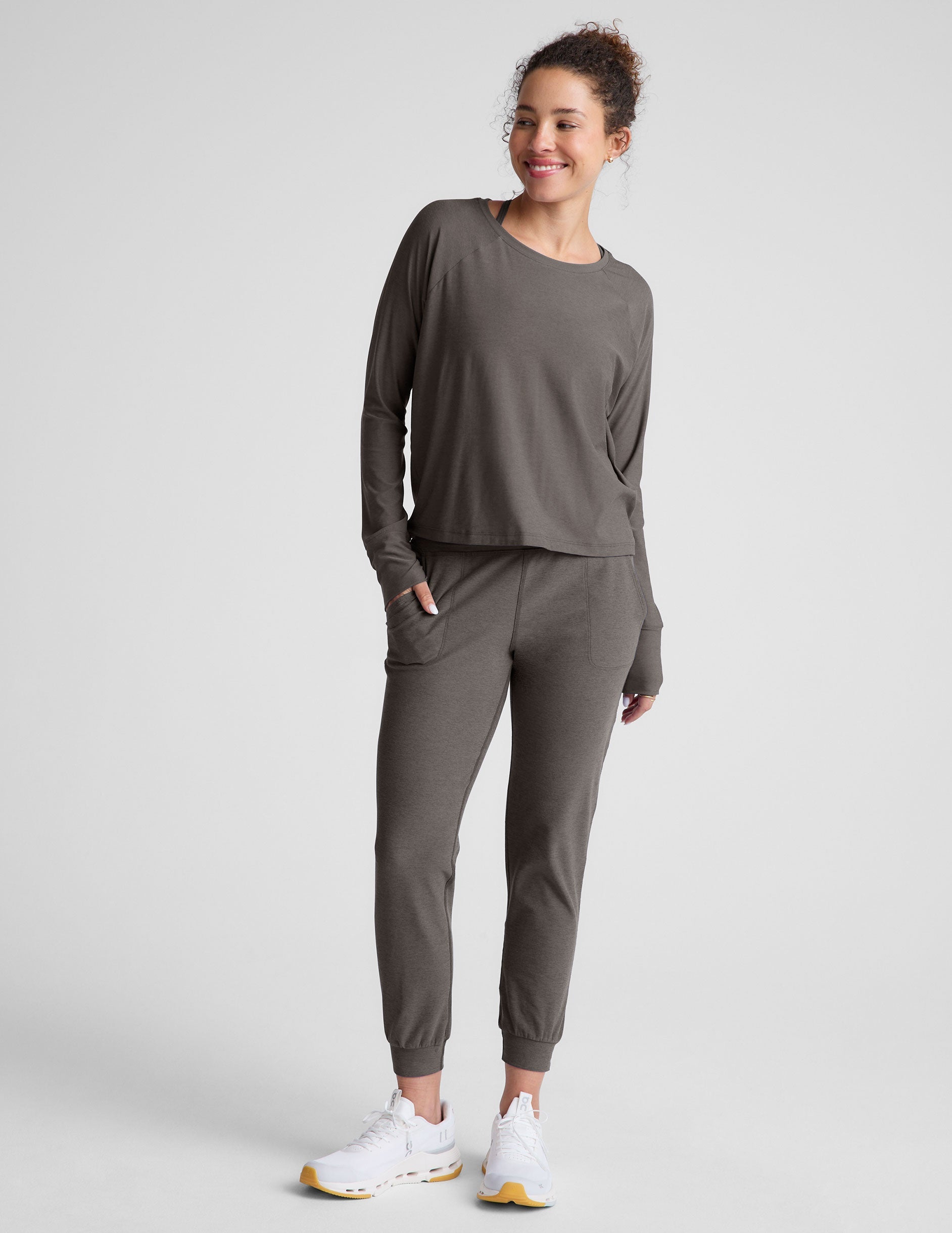 Ultra Soft Featherweight Daydreamer Pullover Tee – Lightweight Long Sleeve Crewneck Top