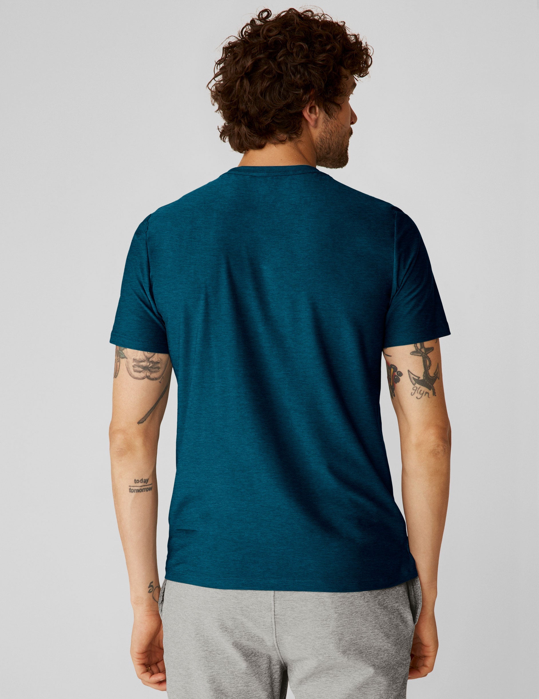 Always Beyond Men's Featherweight Spacedye Crew Tee: Ultimate Comfort & Style