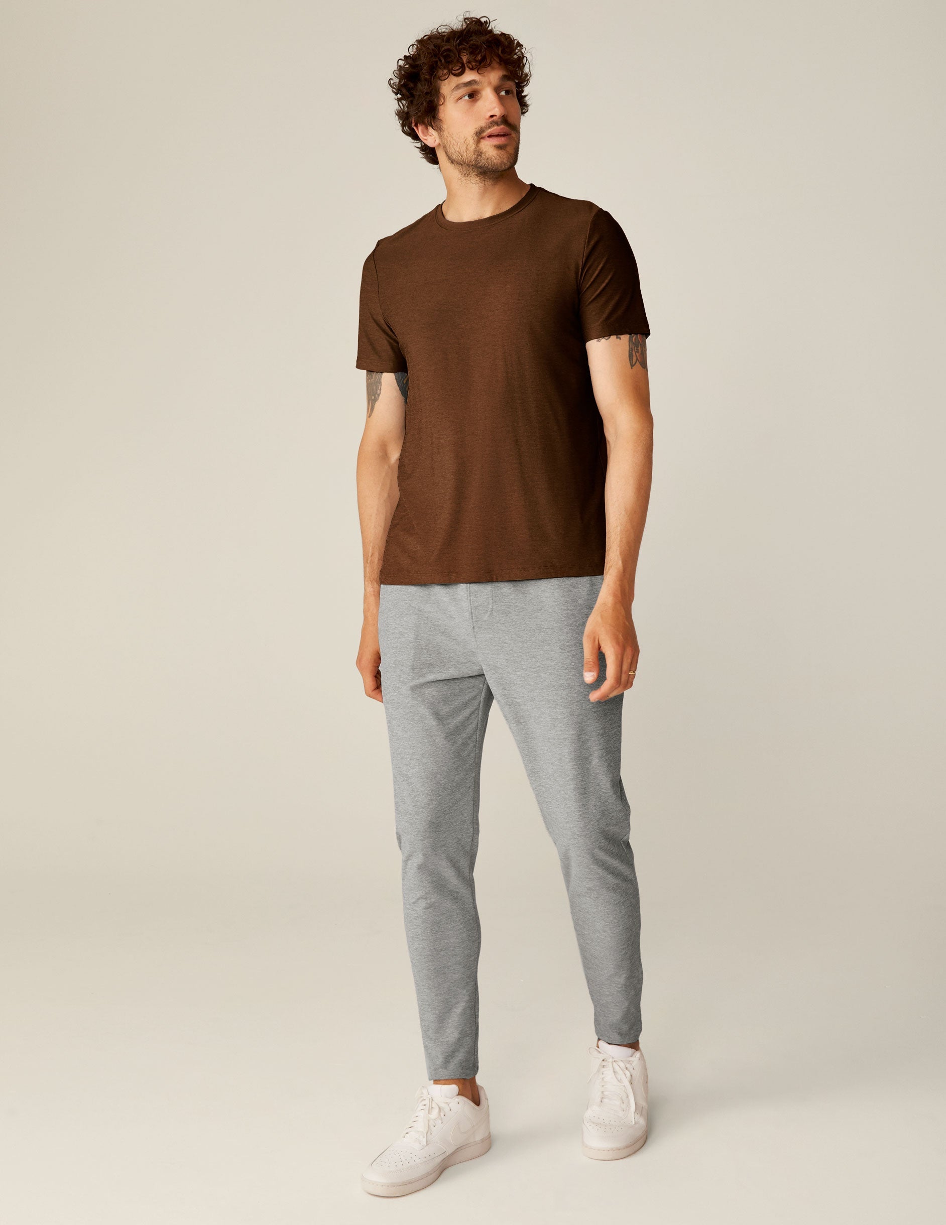 Men's Featherweight Spacedye Crew Tee 2.0 - Ultra-Soft Short Sleeve Top