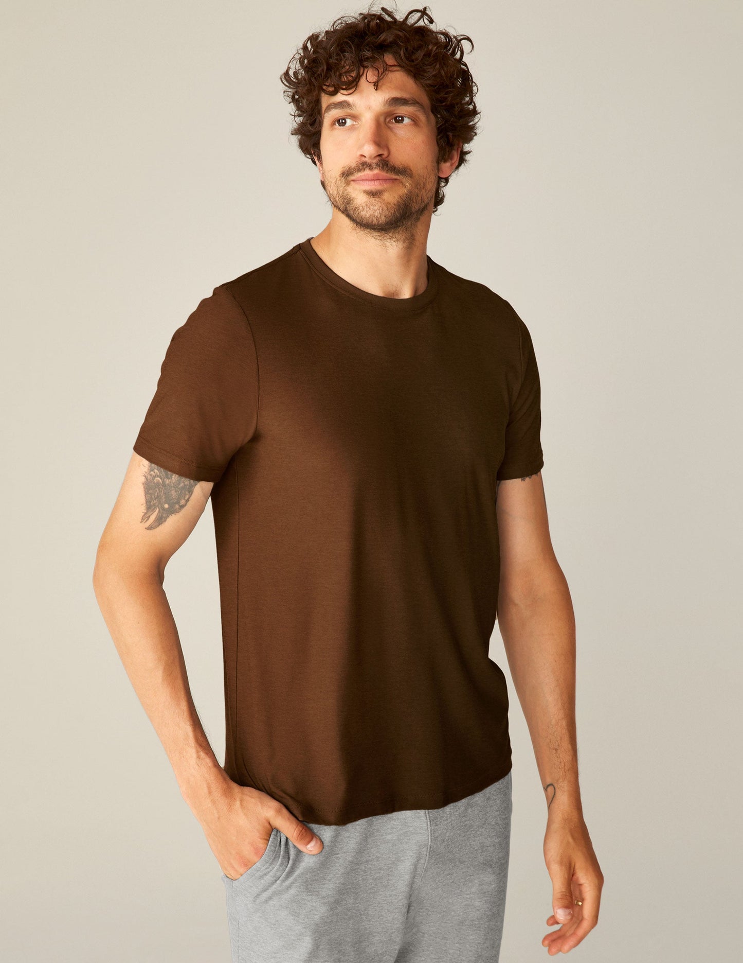 Men's Featherweight Spacedye Crew Tee 2.0 - Ultra-Soft Short Sleeve Top