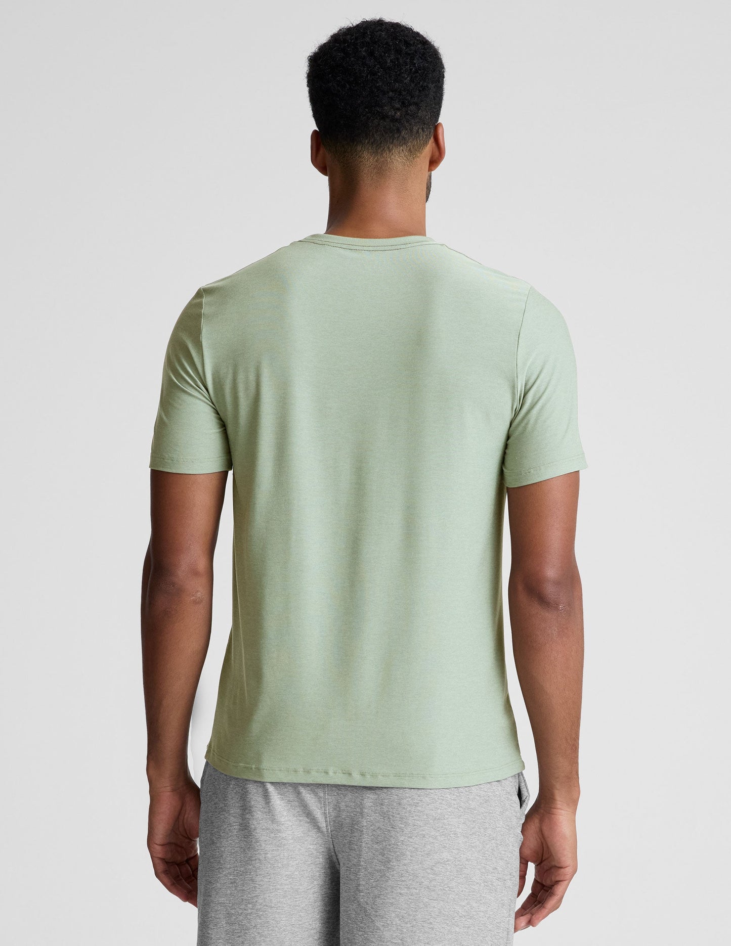 Men's Ultra-Soft Crew Neck Tee 2.0: Lightweight, Modern Fit, Ribbed Trim