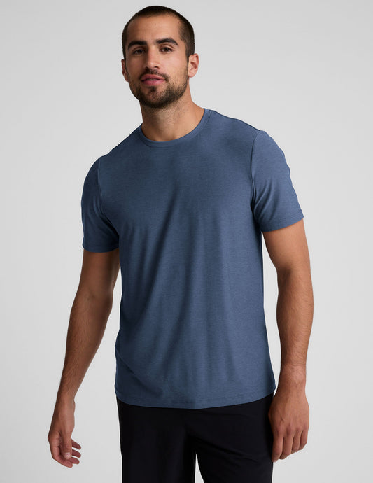 Always Beyond Men's Crew Tee 2.0: Ultra-Soft Lightweight Short Sleeve T-Shirt