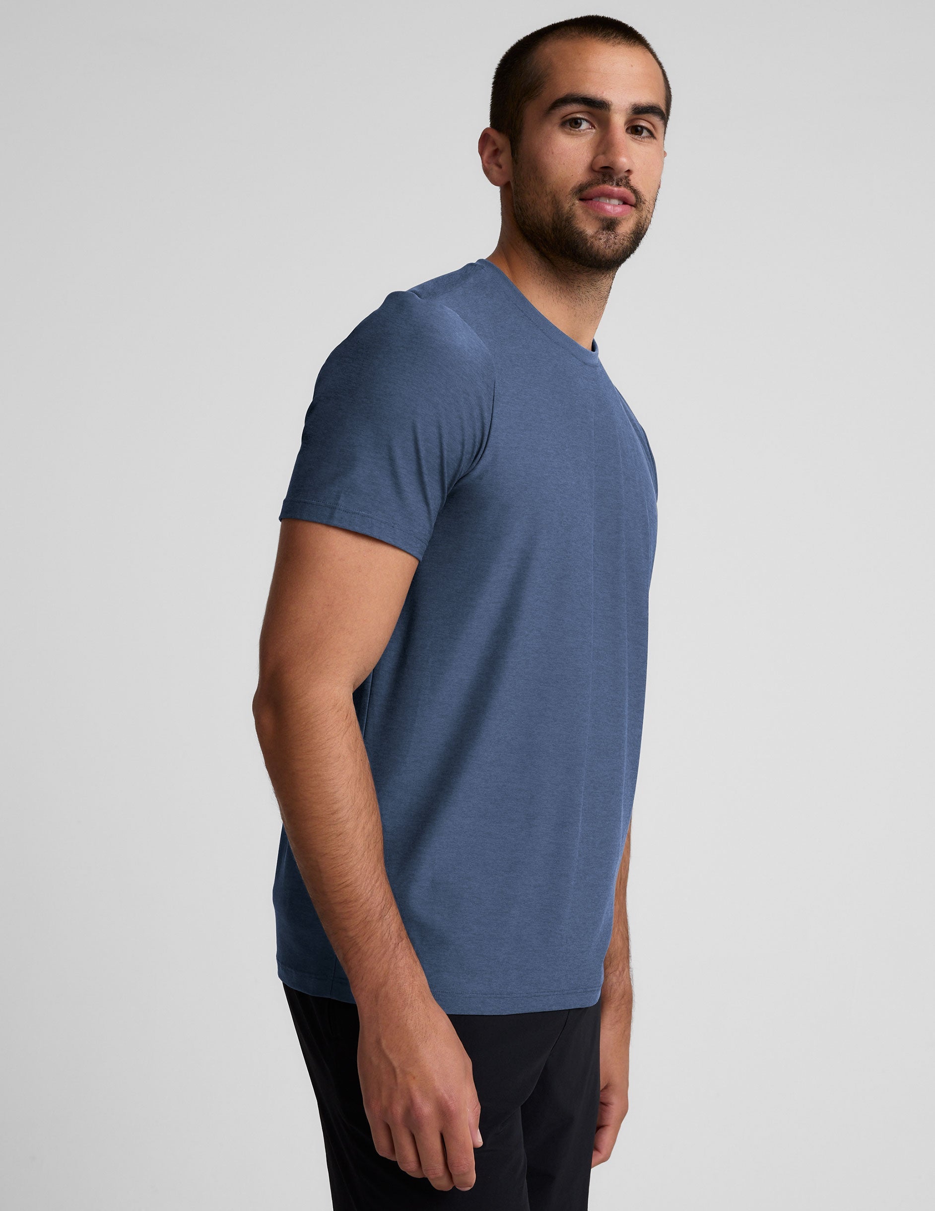 Always Beyond Men's Crew Tee 2.0: Ultra-Soft Lightweight Short Sleeve T-Shirt