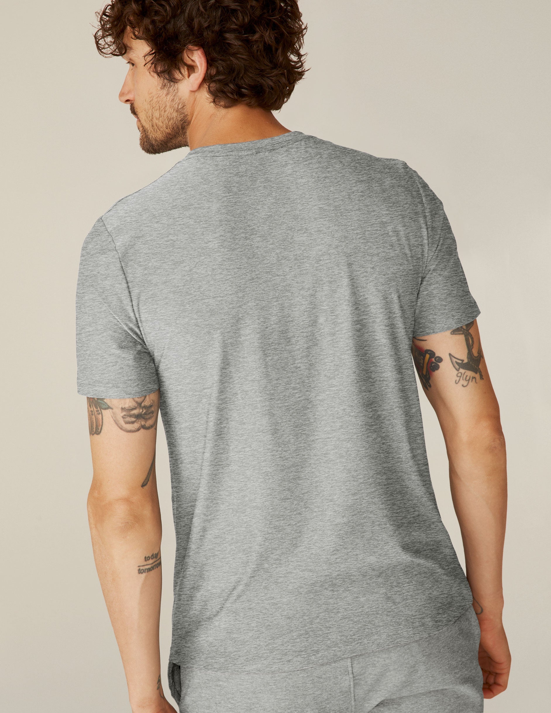 Ultra-Soft Featherweight Spacedye Men's Crew Tee: Relaxed Fit, Everyday Comfort T-Shirt