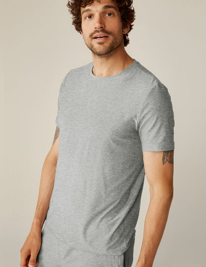 Ultra-Soft Featherweight Spacedye Men's Crew Tee: Relaxed Fit, Everyday Comfort T-Shirt