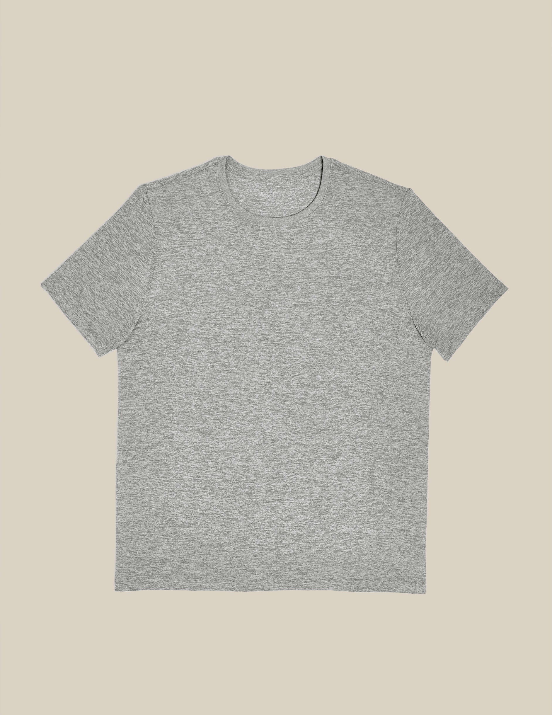 Ultra-Soft Featherweight Spacedye Men's Crew Tee: Relaxed Fit, Everyday Comfort T-Shirt