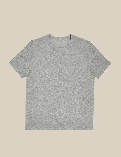 Ultra-Soft Featherweight Spacedye Men's Crew Tee: Relaxed Fit, Everyday Comfort T-Shirt