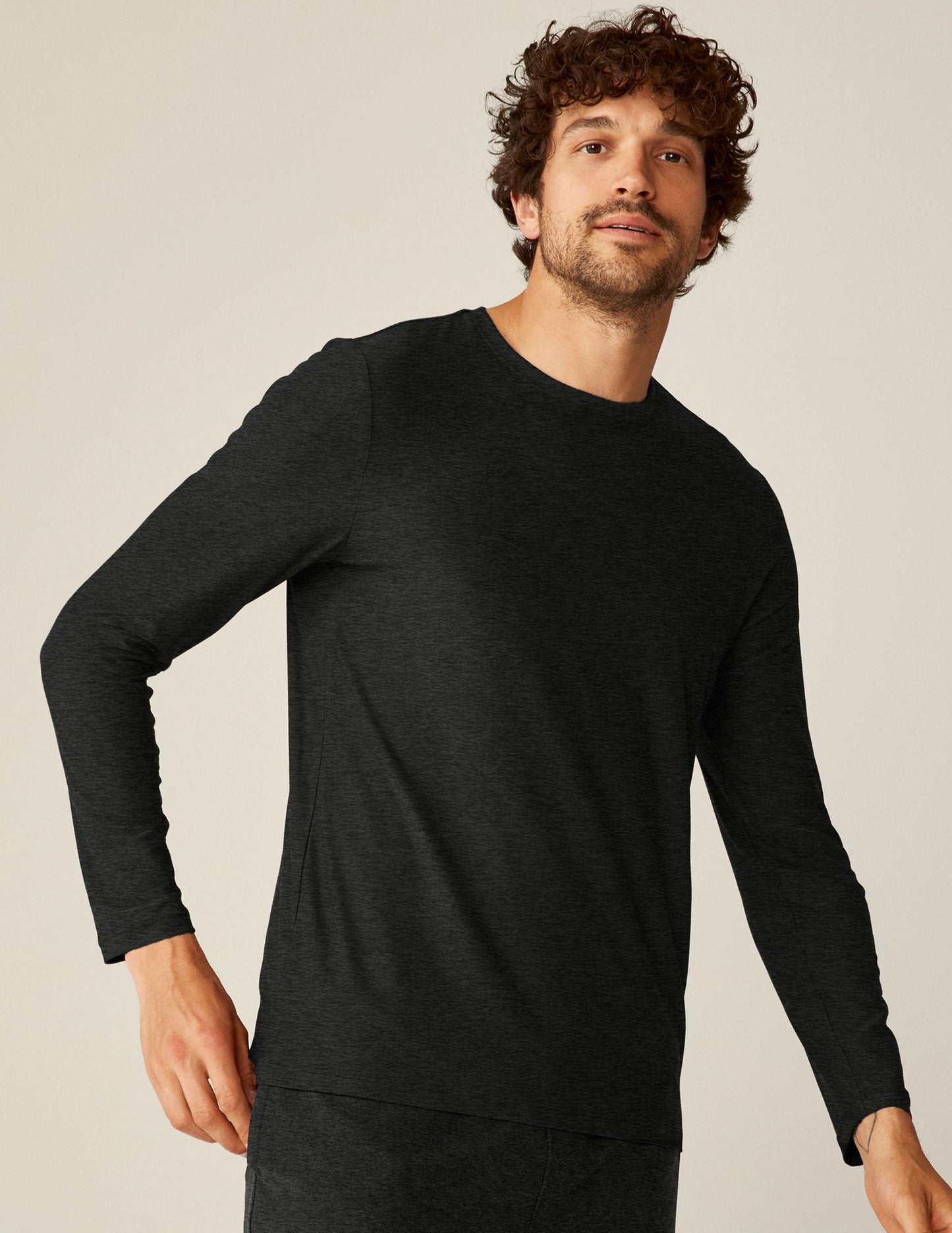 Men's Ultra-Soft Long Sleeve Crew Tee Shirt - Ultimate Everyday Comfort
