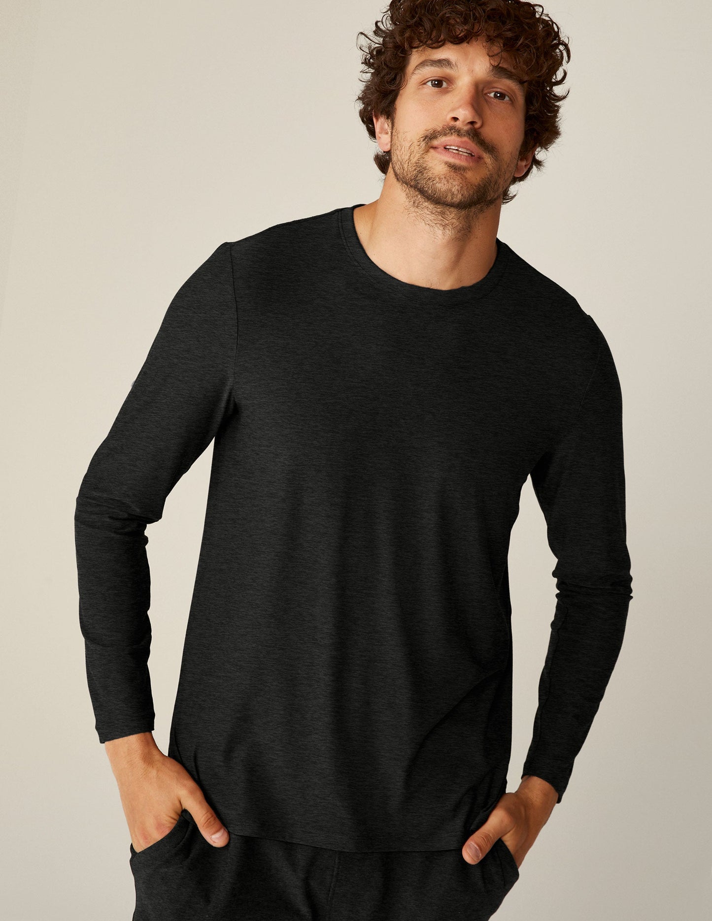Men's Ultra-Soft Long Sleeve Crew Tee Shirt - Ultimate Everyday Comfort