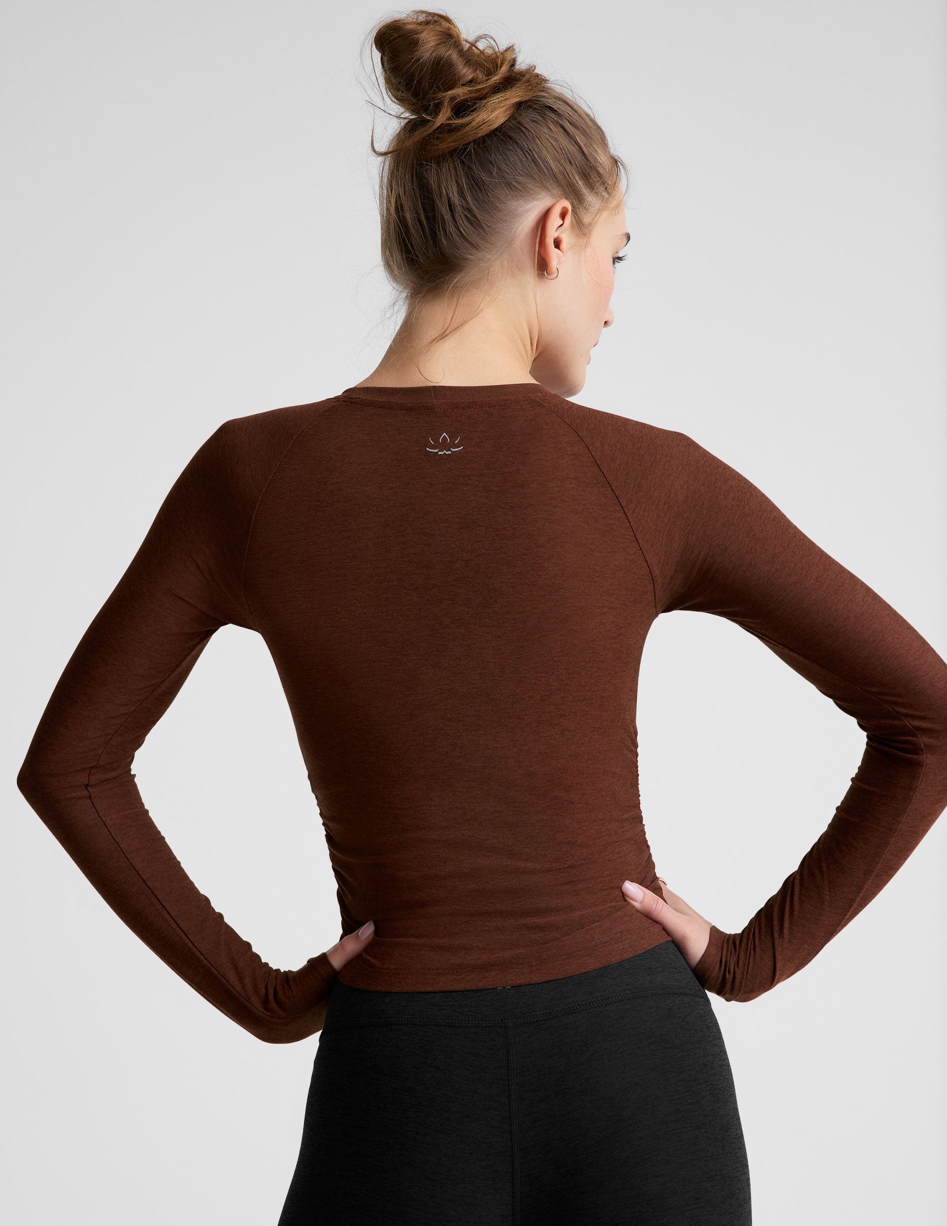 Ultra-Soft Featherlight Long Sleeve Top: Form-Fitting Comfort for Women