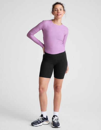 Ultra-Soft Featherweight Your Fit Long Sleeve Top with Adaptive Shirred Sides