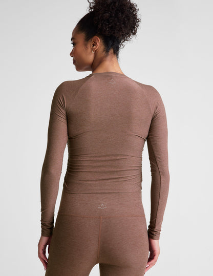 Featherweight Your Fit Shirred Long Sleeve Top: Ultra-Soft, Flattering, Everyday Comfort