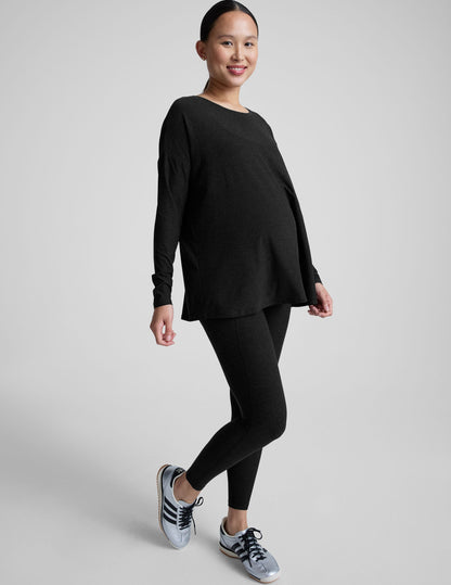 Featherweight Soft Maternity Long Sleeve Top for Pregnancy and Postpartum