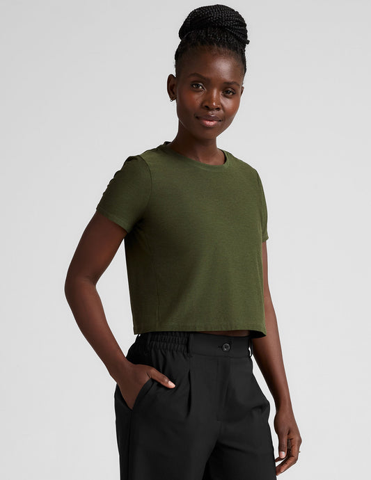 Supreme Featherweight Soft Cropped Tee: Relaxed Fit, Ultra-Comfortable Everyday Style