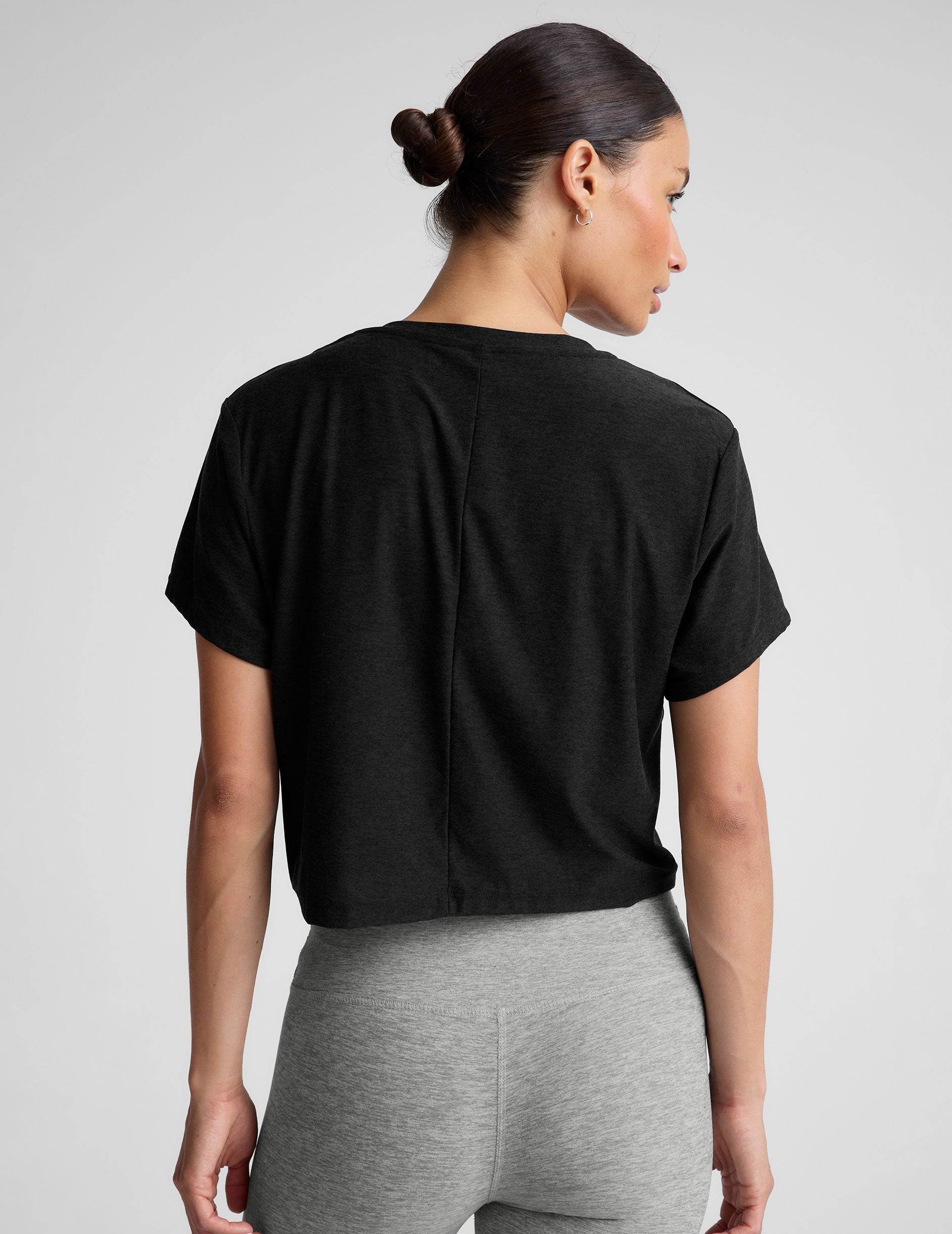 Featherweight Supreme Cropped Tee: Soft, Relaxed Fit, Scoop Neck, Everyday Comfort