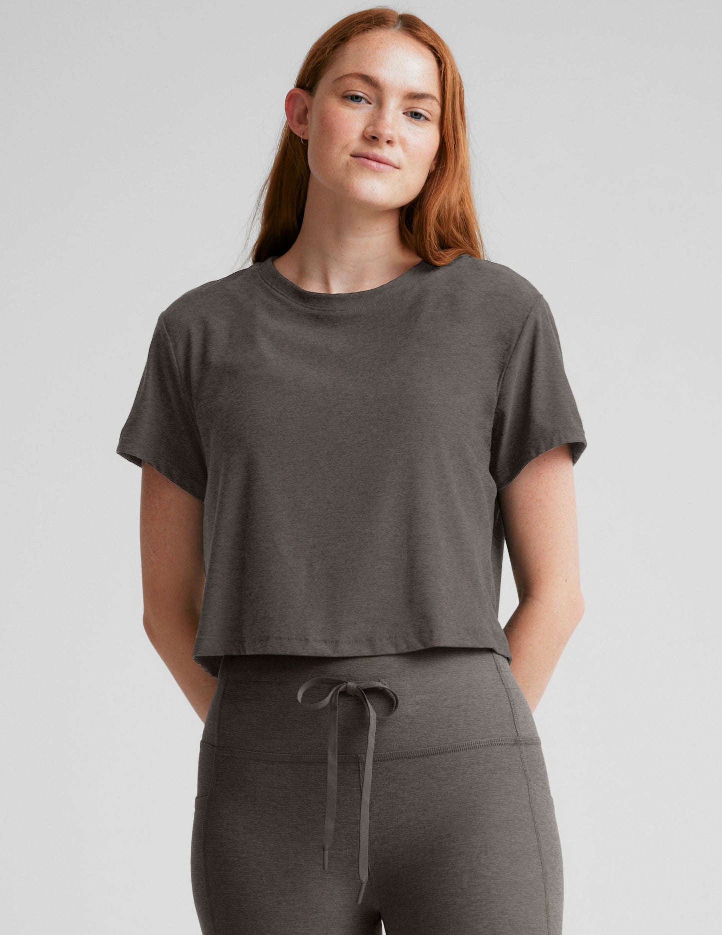 Featherweight Supreme Cropped Tee for Women - Relaxed Fit, Soft, Lightweight, Comfortable