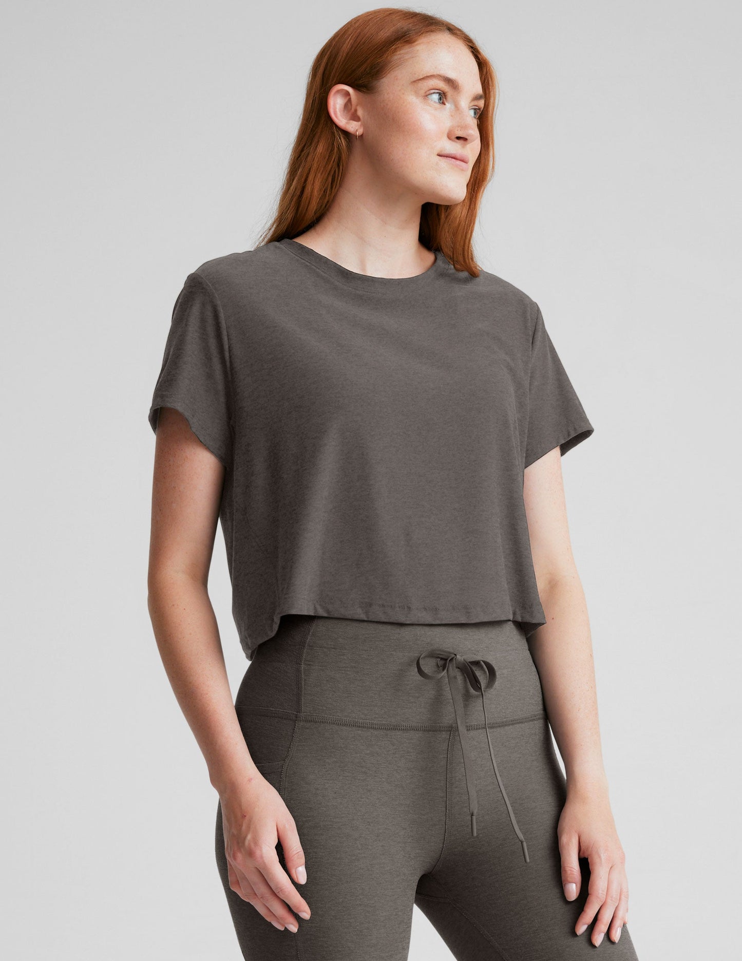 Featherweight Supreme Cropped Tee for Women - Relaxed Fit, Soft, Lightweight, Comfortable