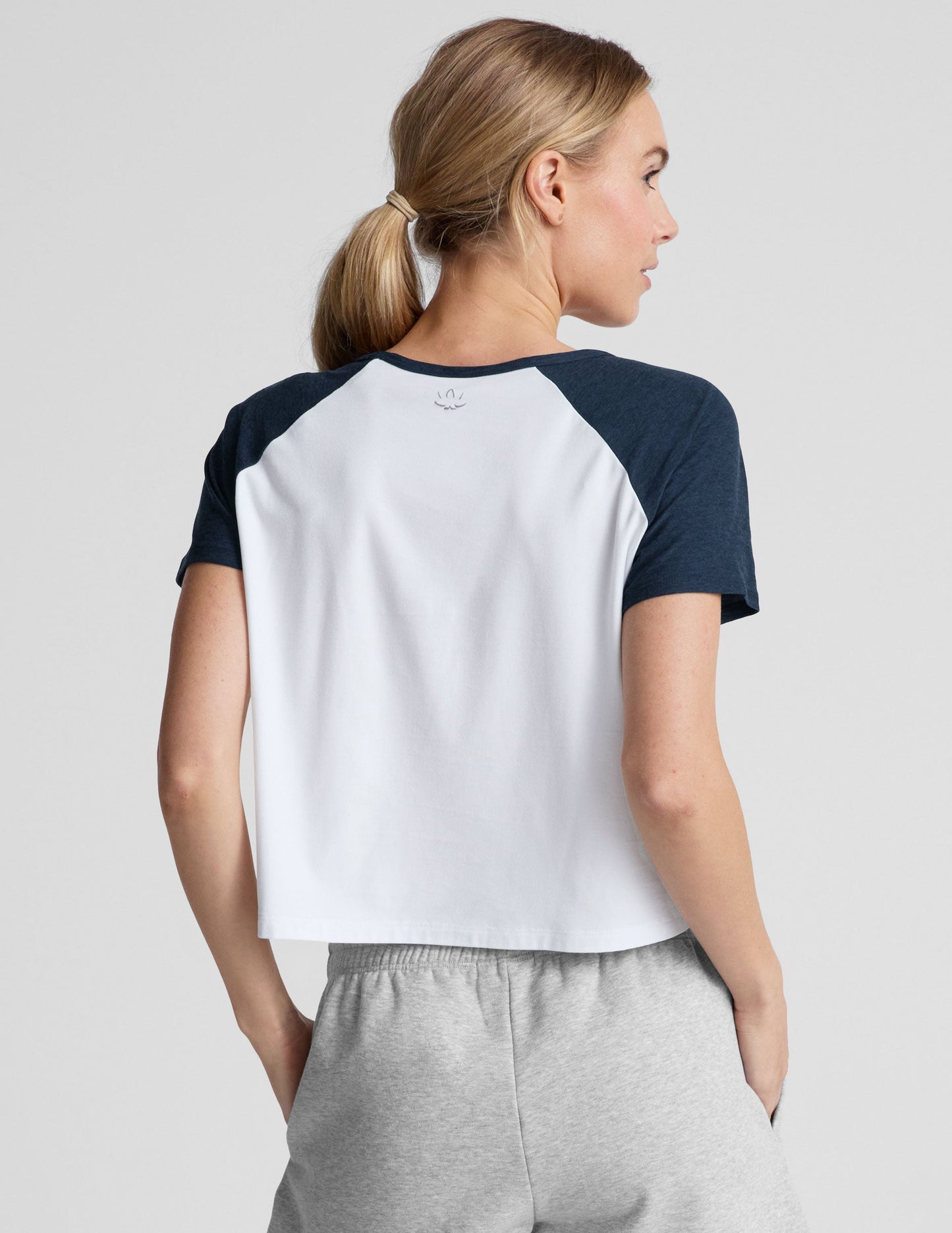 Ultra-Soft Featherweight Colorblock Baseball Tee: Relaxed Fit, Waist Length Comfort