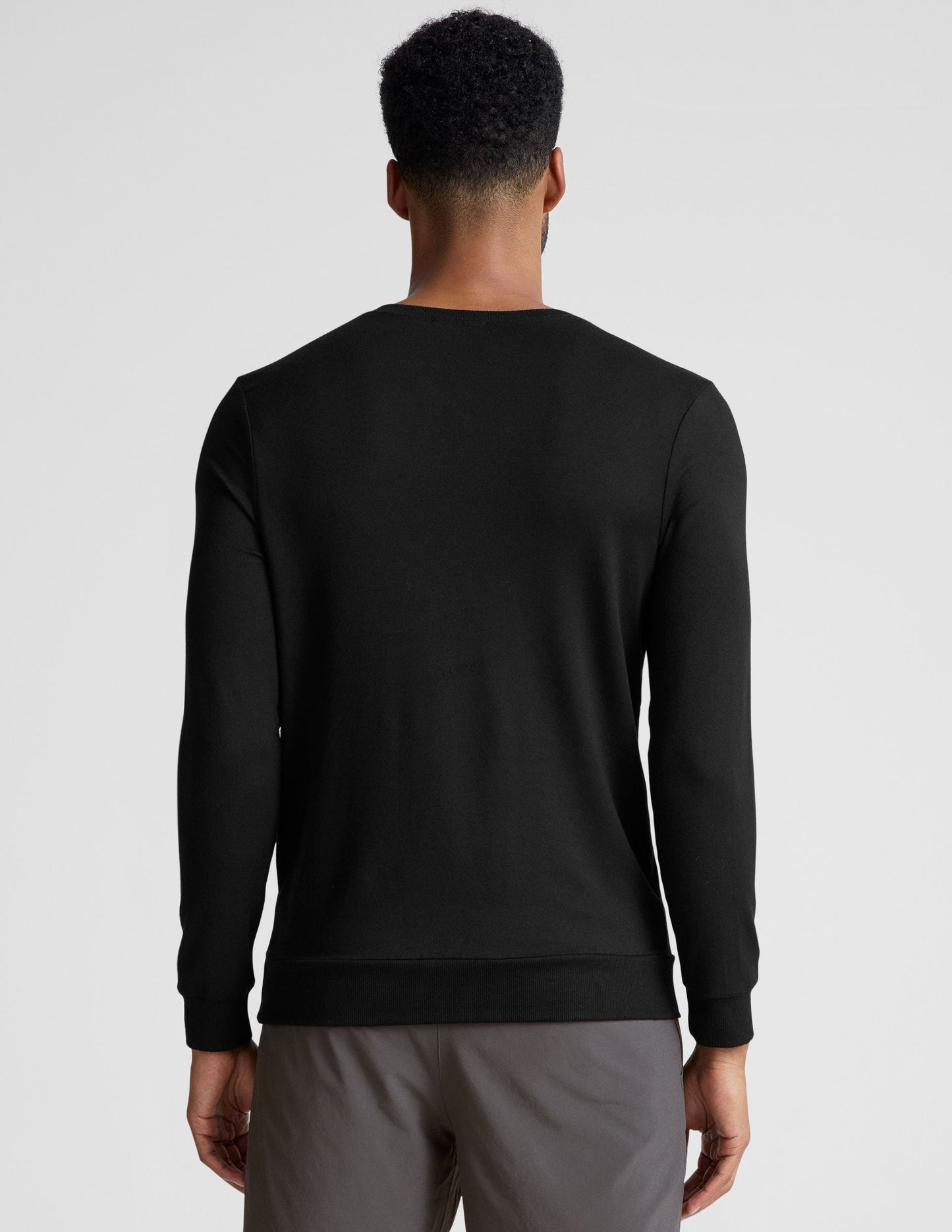 Cozy Men's Crew Neck Pullover: Soft Terry, Relaxed Fit, Everyday Comfort