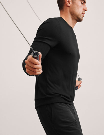 Cozy Men's Crew Neck Pullover: Soft Terry, Relaxed Fit, Everyday Comfort