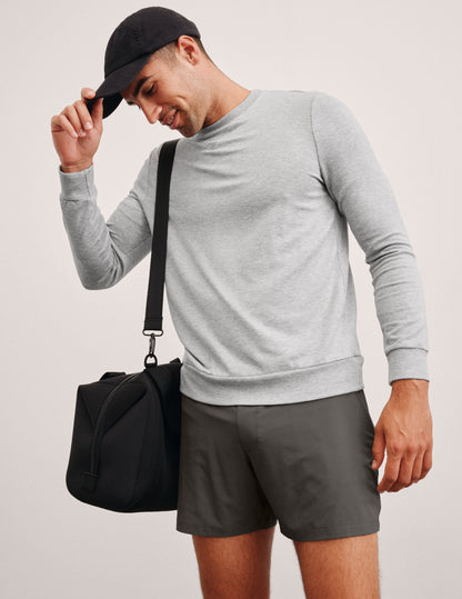 Men's Ultra-Soft Terry Crew Pullover: Relaxed Fit, Ultimate Comfort, Everyday Style