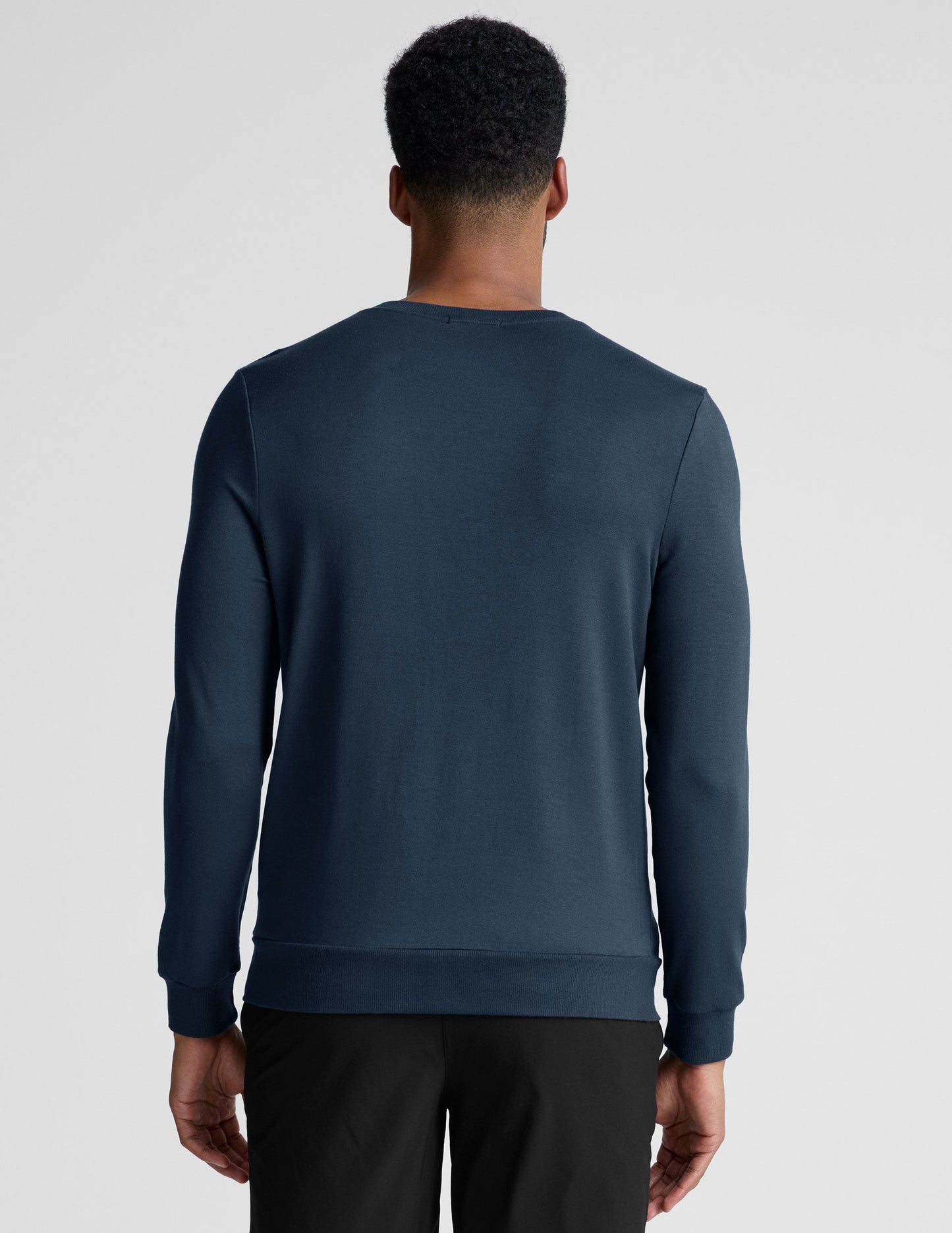 Beyond Yoga Men's Cozy Crew Pullover - Soft Terry, Relaxed Fit, Long Sleeve