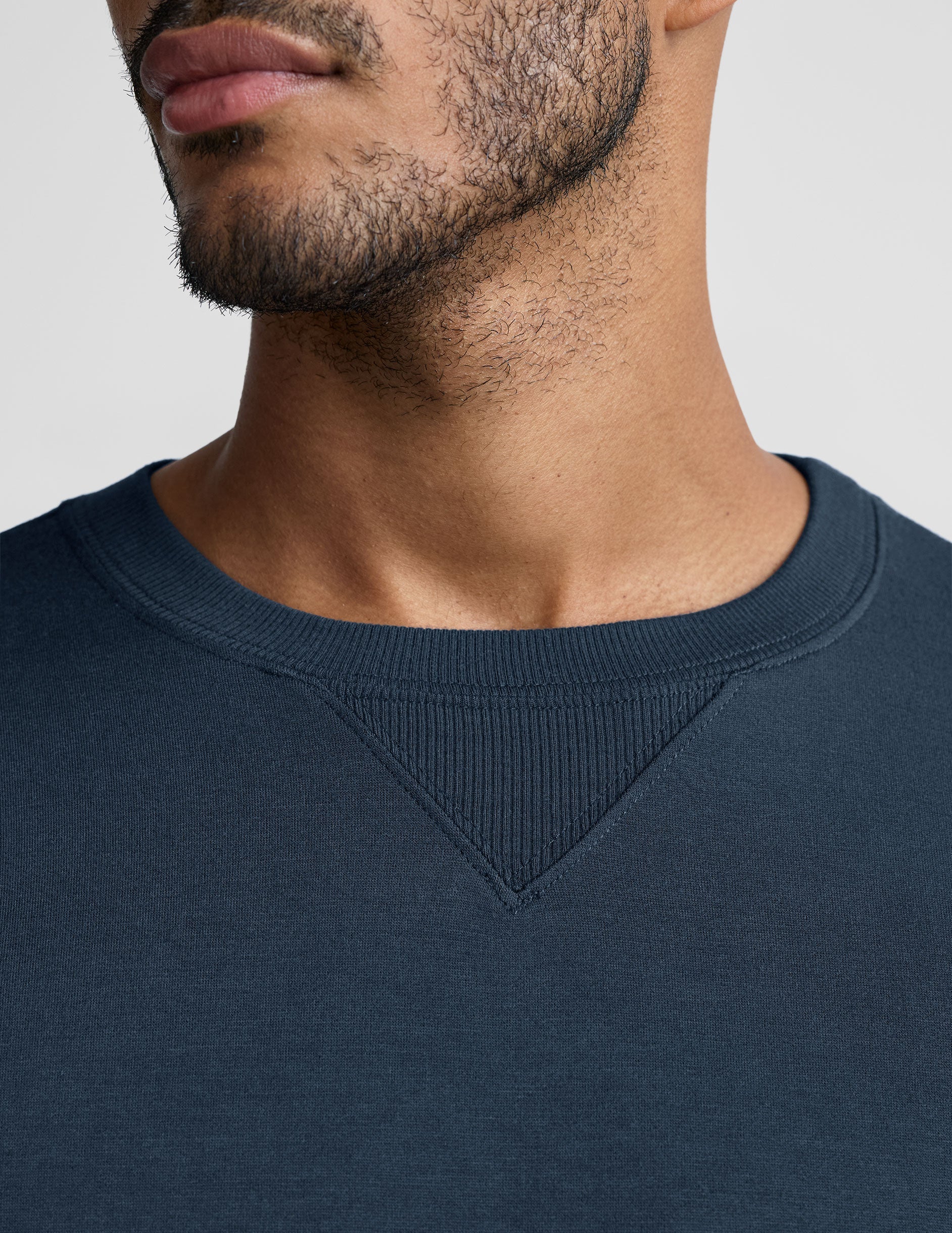 Beyond Yoga Men's Cozy Crew Pullover - Soft Terry, Relaxed Fit, Long Sleeve