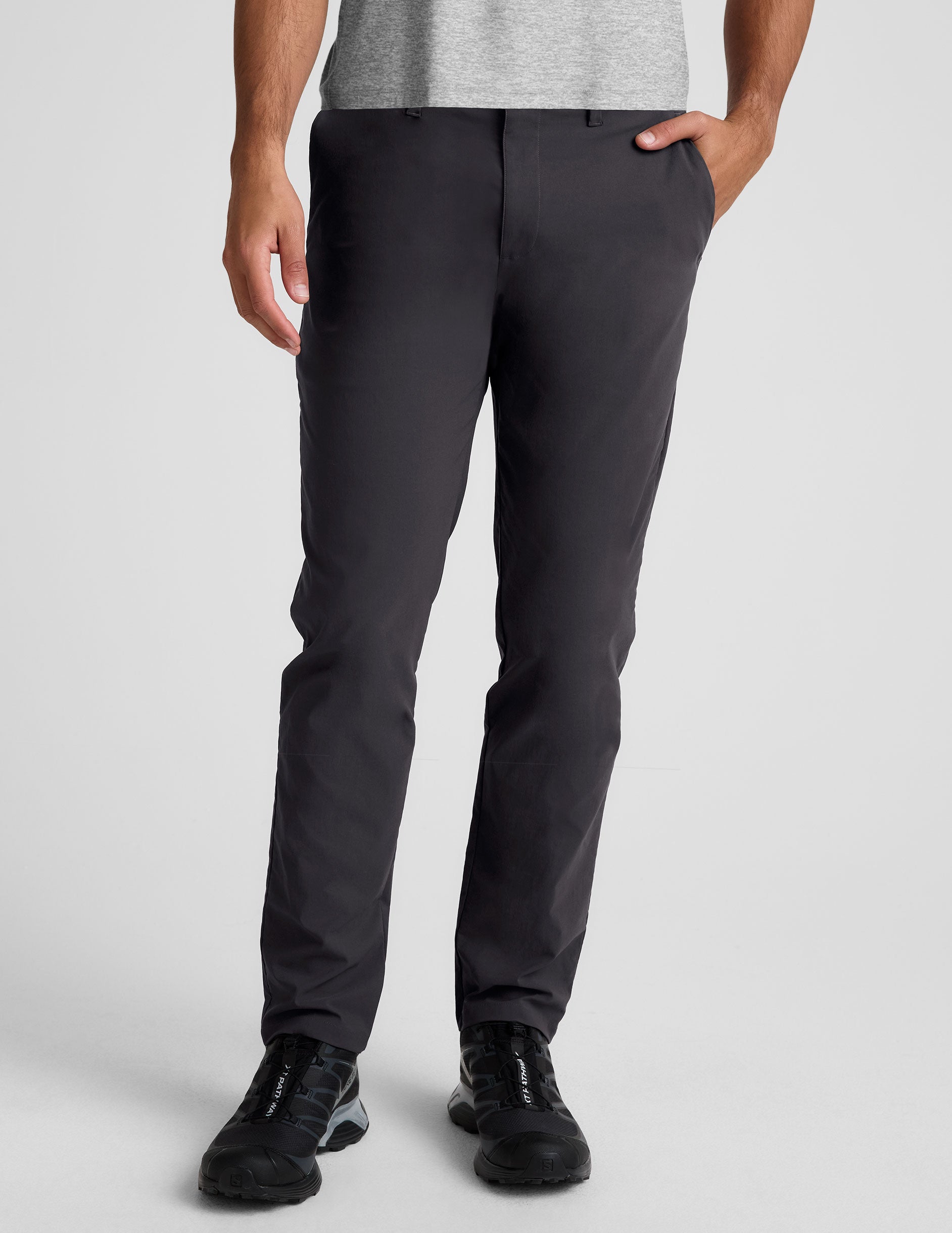 Element Men's Tailored Chino Trousers: Comfortable Golf & Travel Pants with Pockets