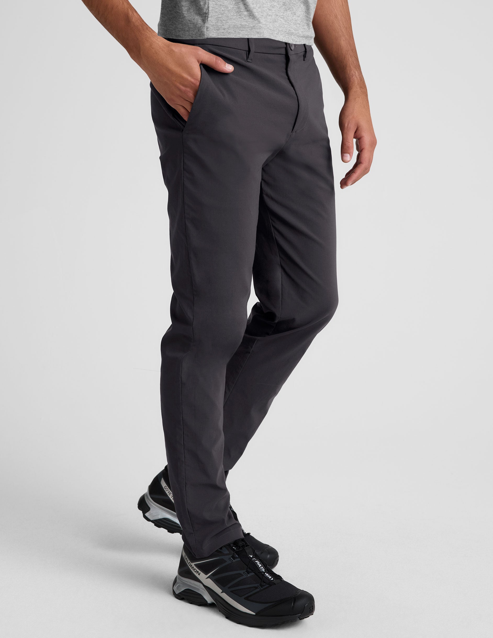 Essential Men's Comfortable Chino Trousers - Golf Travel Everyday Wear Pants
