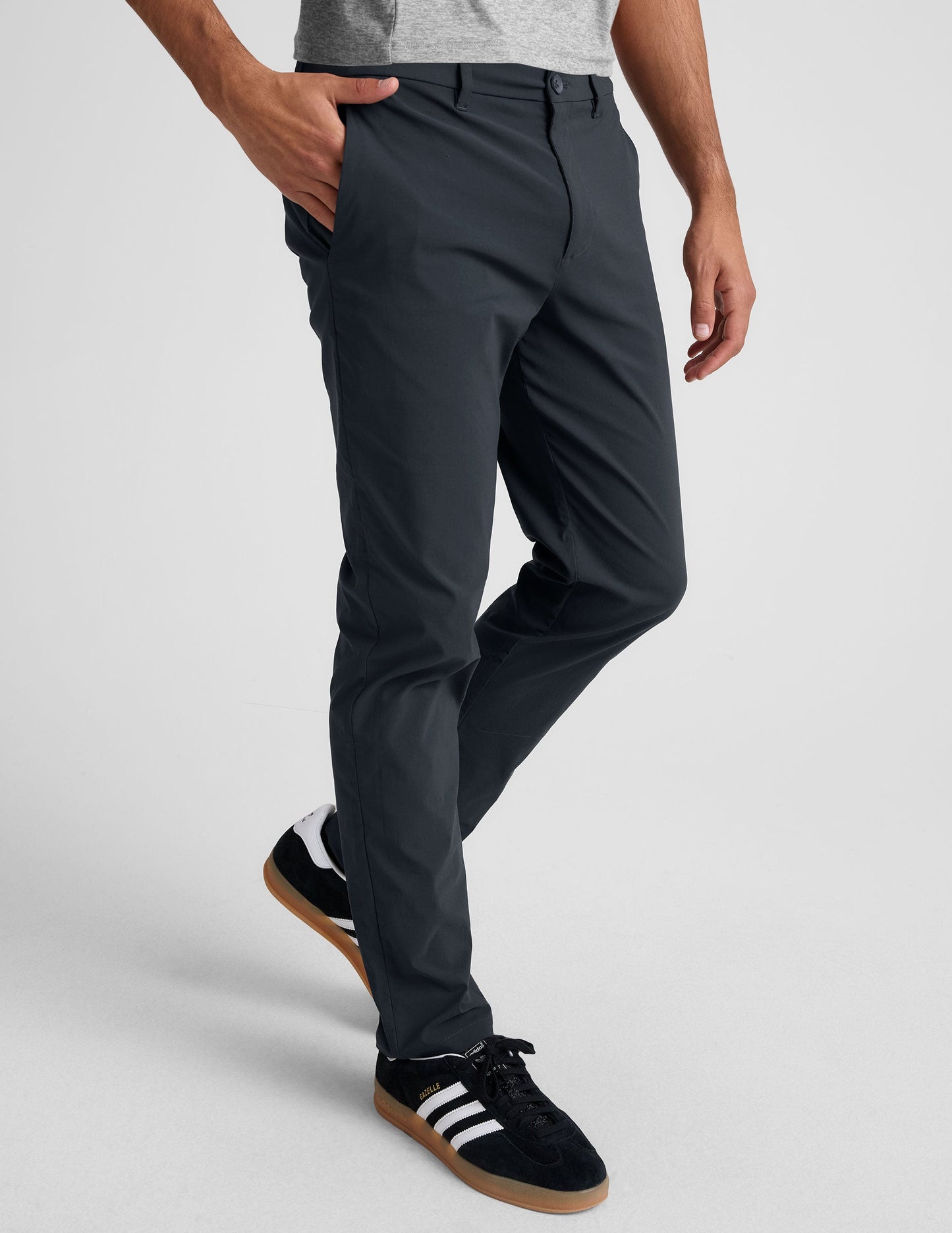 Element Men's Chino Trousers: Comfortable, Tailored, Pocketed for Golf & Travel