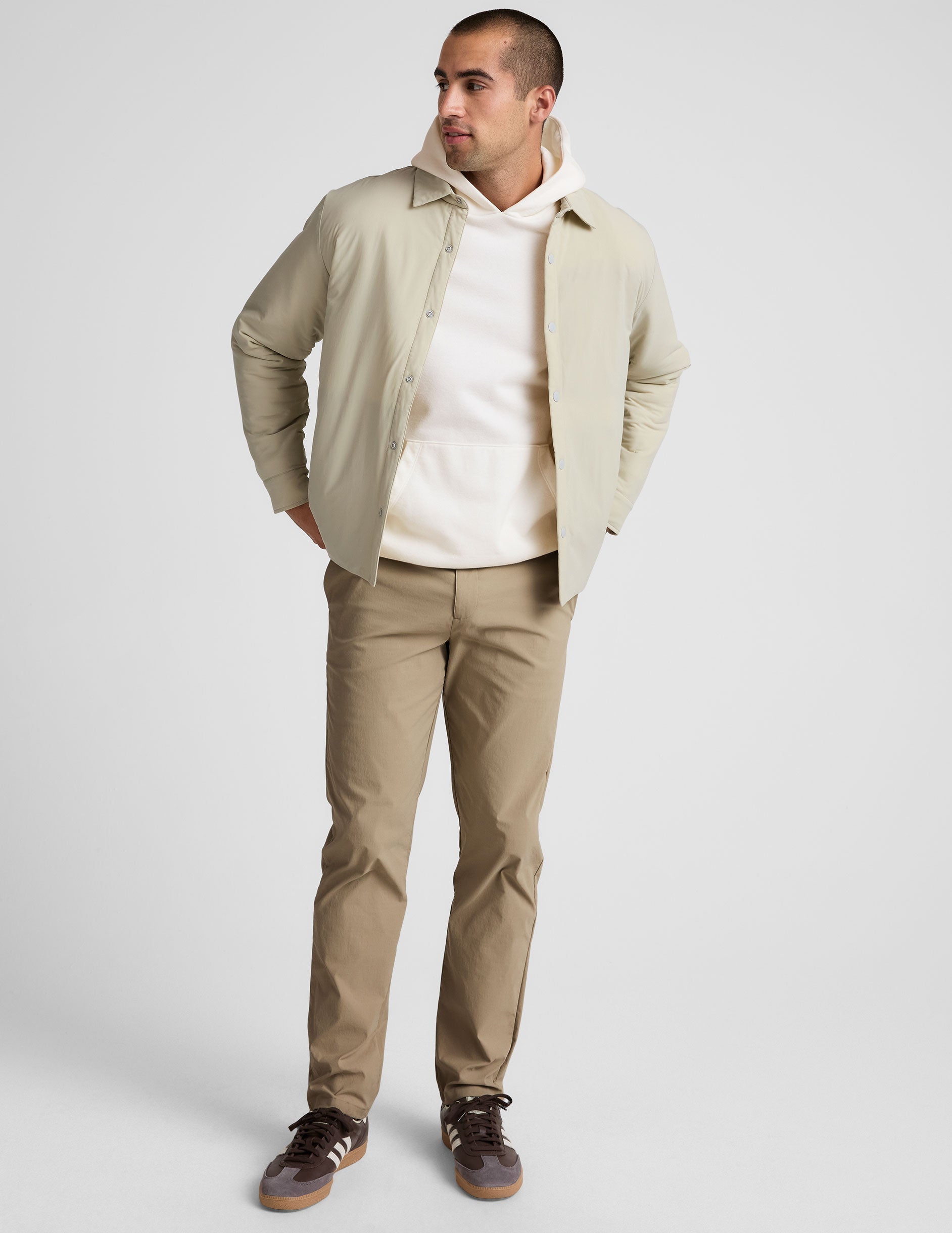 Element Men's Comfortable Chino Trousers: Tailored Fit, Versatile, Ample Pockets