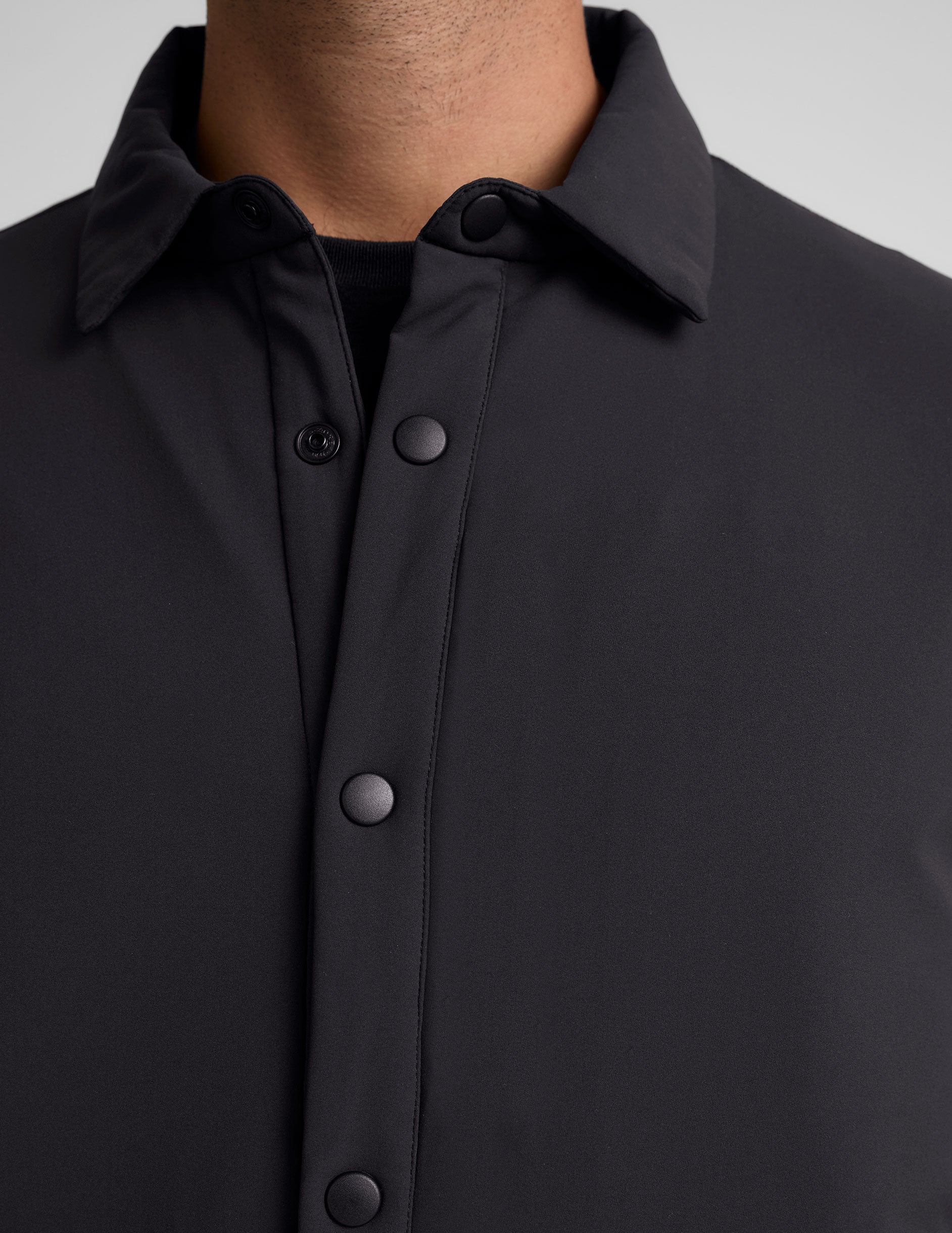 Men's Insulated Seasons Shirt Jacket: Breathable Stretch Woven, Hidden Pockets, Relaxed Fit