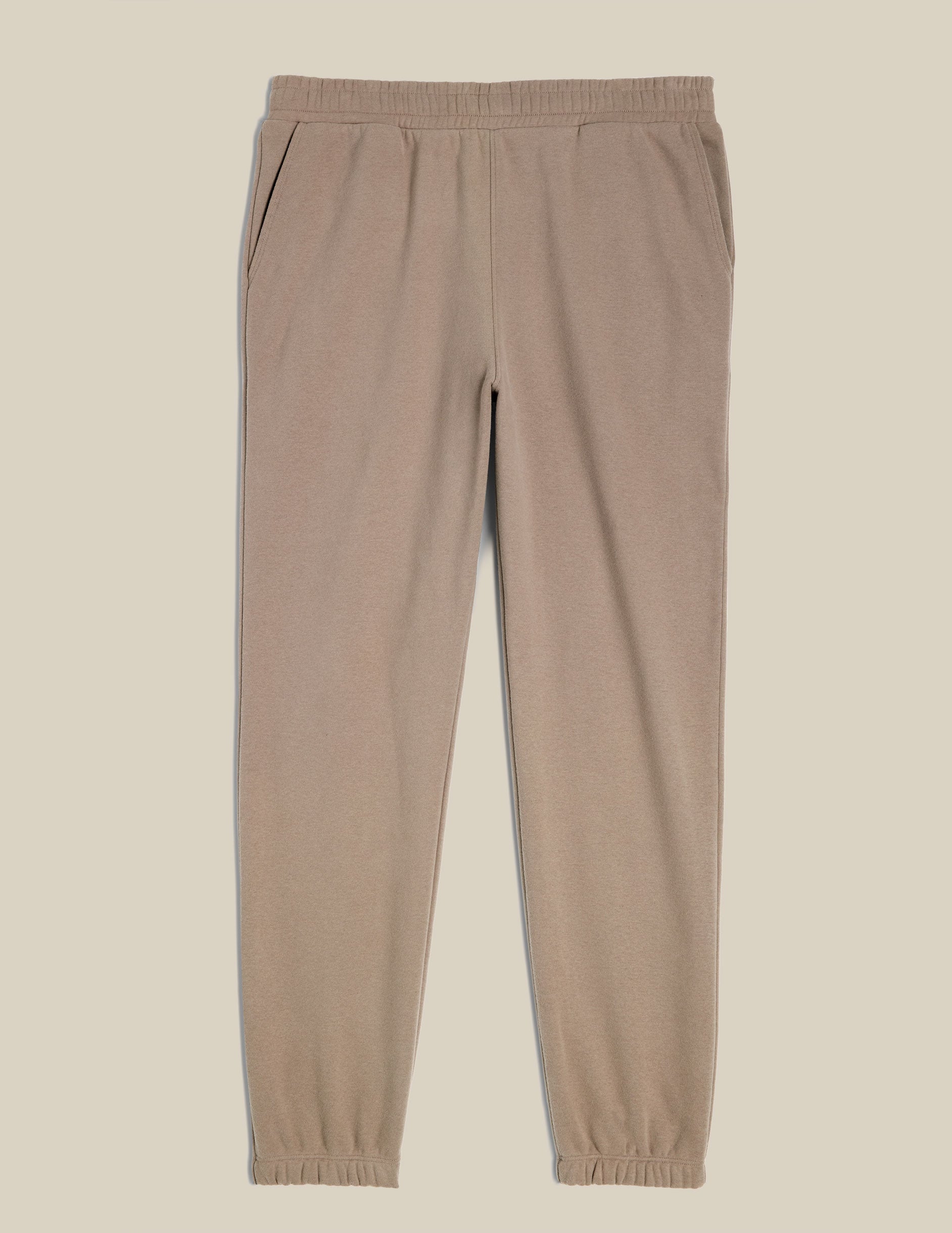 Men's LuxeFleece Birch Sweatpants: Ultra-Soft, Relaxed Fit, Elastic Cuffs