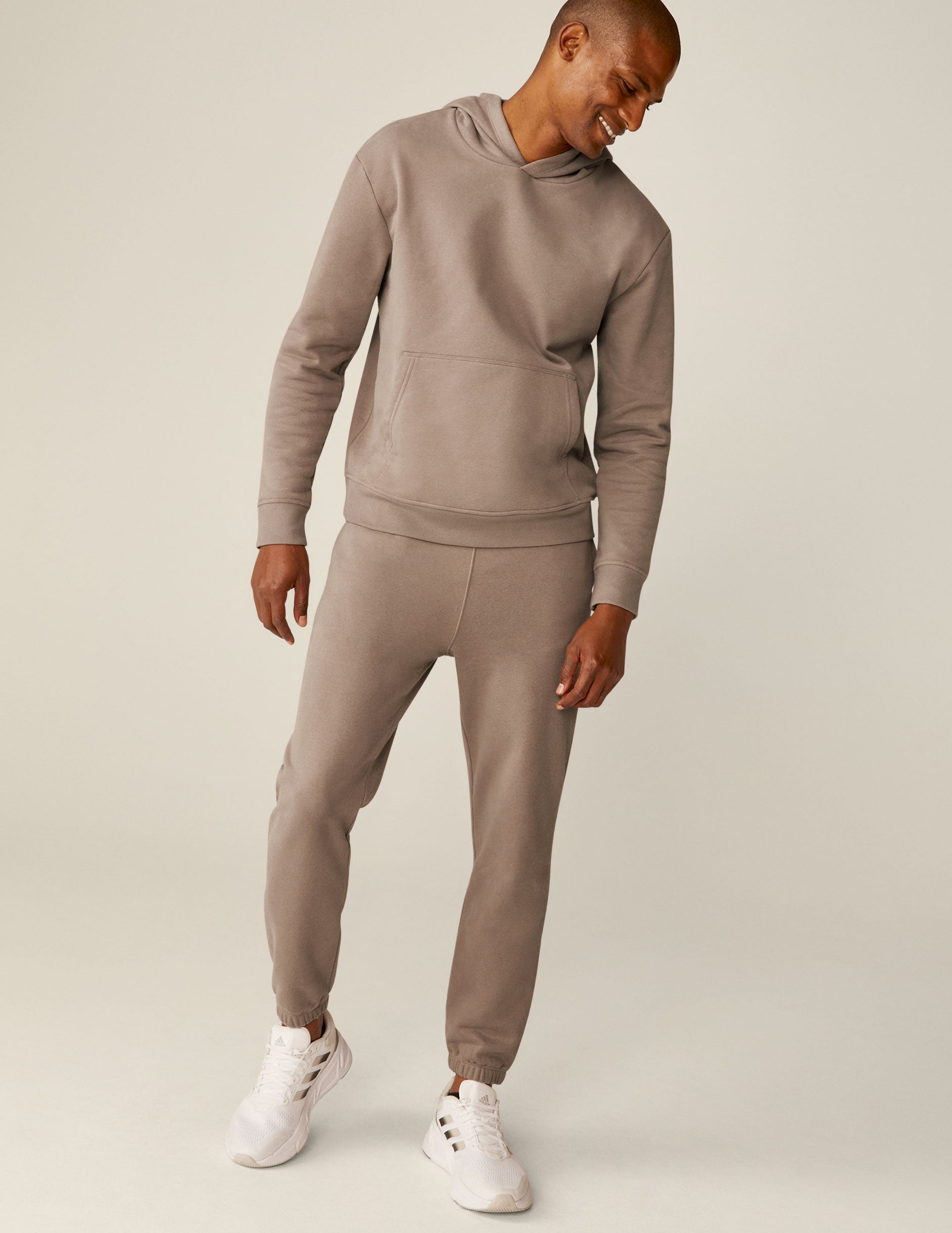Men's LuxeFleece Birch Sweatpants: Ultra-Soft, Relaxed Fit, Elastic Cuffs