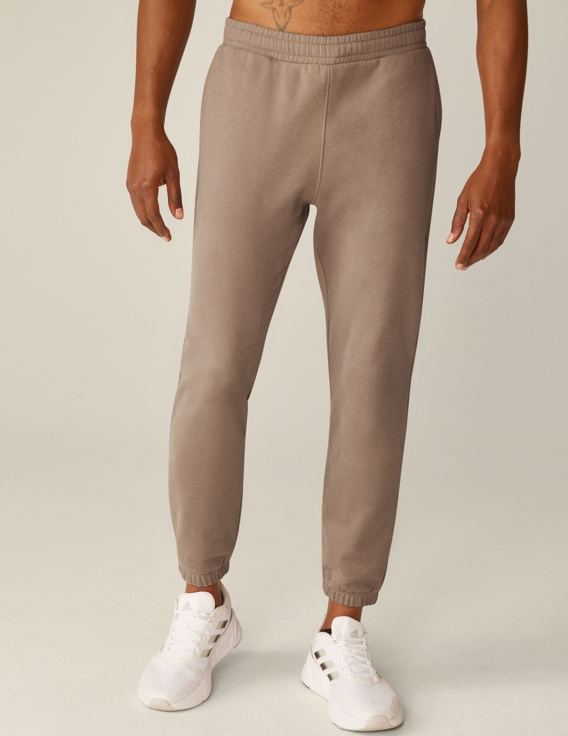 Men's LuxeFleece Birch Sweatpants: Ultra-Soft, Relaxed Fit, Elastic Cuffs
