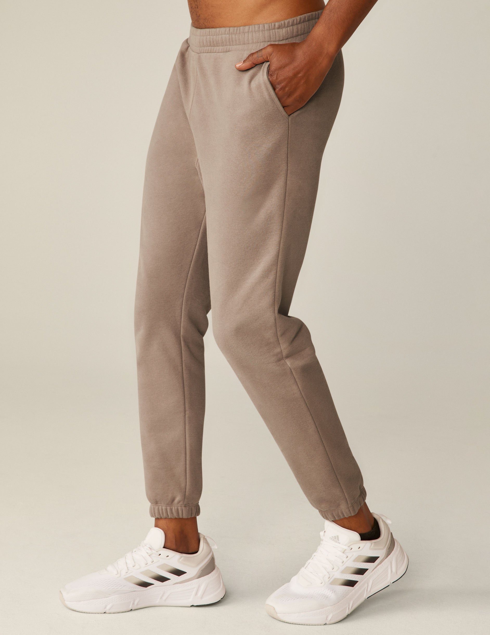 Men's LuxeFleece Birch Sweatpants: Ultra-Soft, Relaxed Fit, Elastic Cuffs