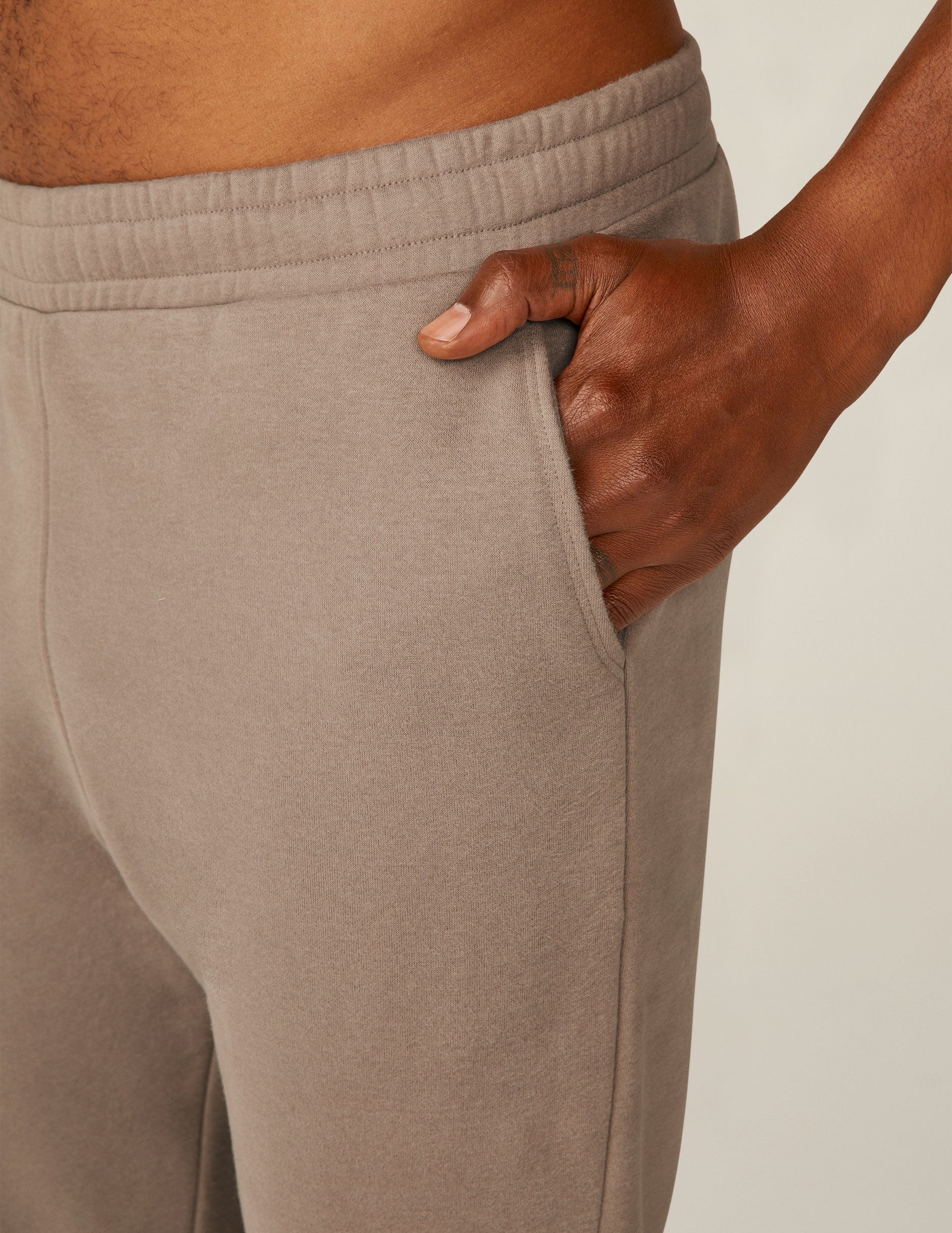 Men's LuxeFleece Birch Sweatpants: Ultra-Soft, Relaxed Fit, Elastic Cuffs