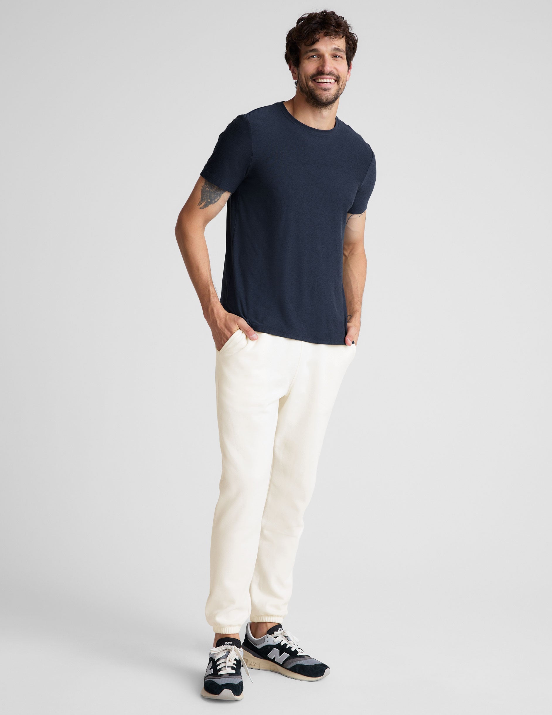 Men's LuxeFleece Relaxed Fit Sweatpants: Drawstring Waist, Slant Pockets