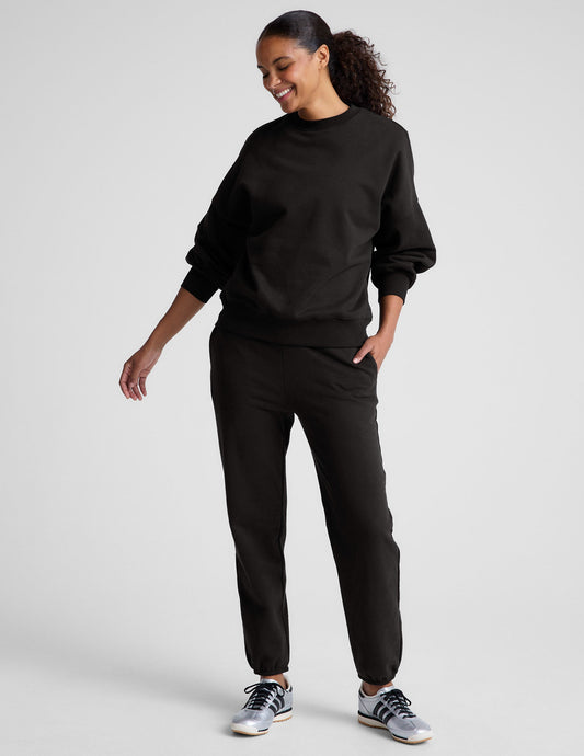 LuxeFleece Mid-Rise Jogger Sweatpant: Comfortable Relaxed Fit Women's Lounge Pants