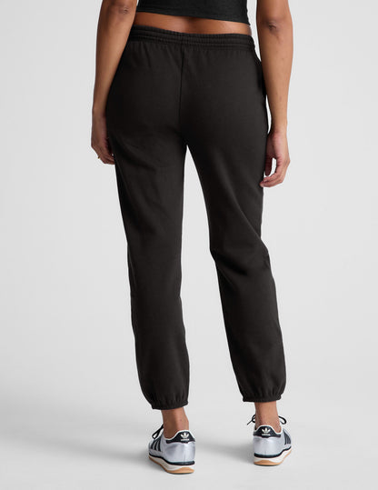 LuxeFleece Mid-Rise Jogger Sweatpant: Comfortable Relaxed Fit Women's Lounge Pants