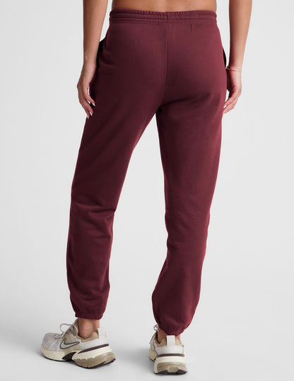Plush LuxeFleece Women's Relaxed Fit Mid-Rise Jogger Sweatpants with Pockets