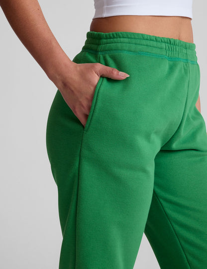 Women's Soft LuxeFleece Mid-Rise Jogger Sweatpants with Pockets, Athletic Lounge