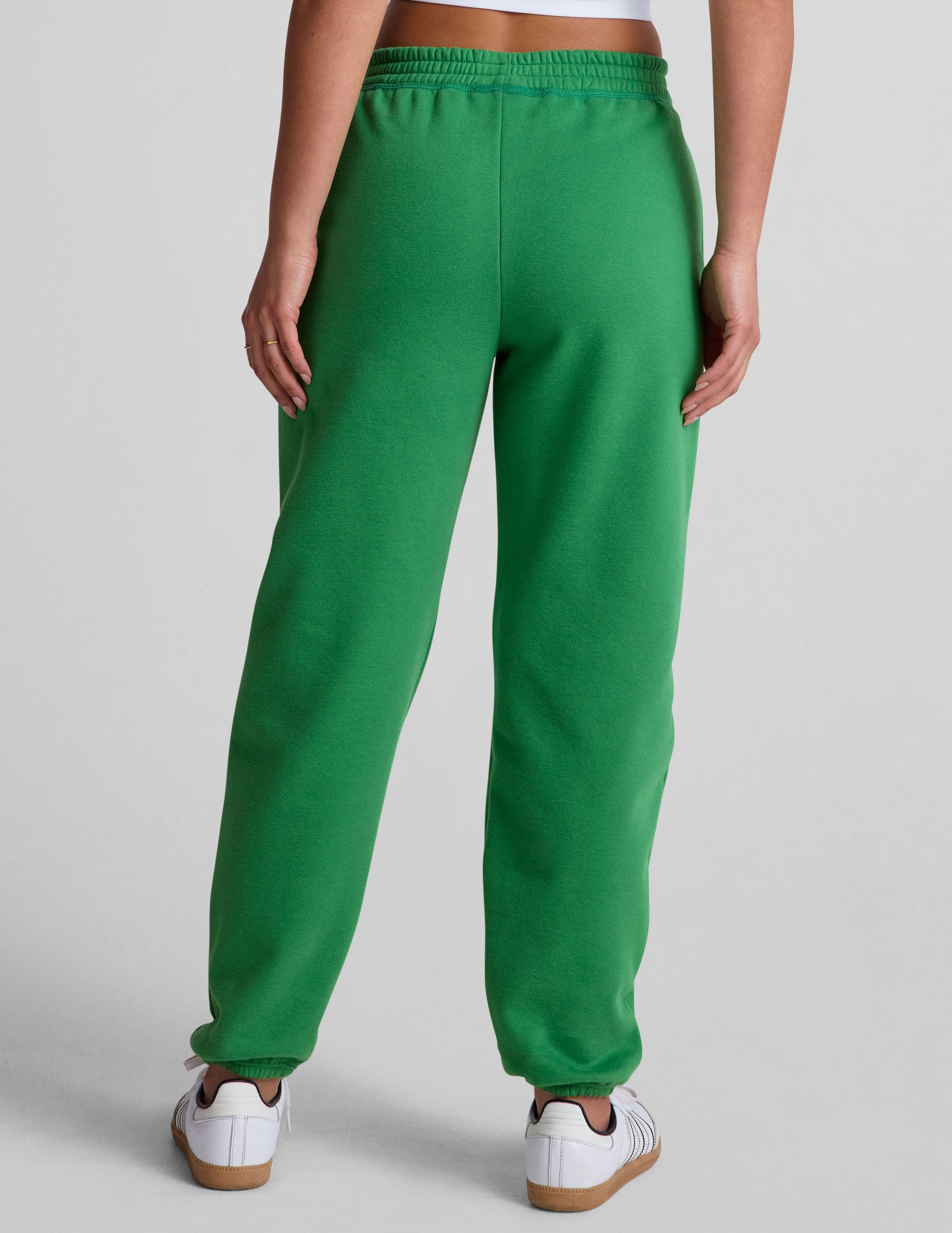 Women's Soft LuxeFleece Mid-Rise Jogger Sweatpants with Pockets, Athletic Lounge