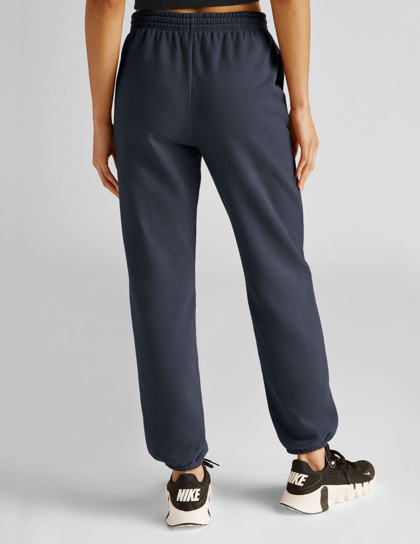 Beyond Yoga LuxeFleece Mid-Rise Jogger Sweatpants with Pockets, Nocturnal Navy