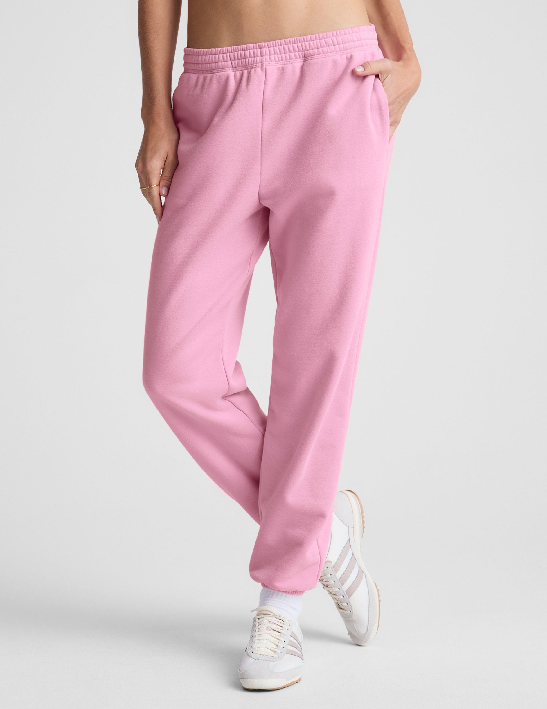 LuxeFleece Mid-Rise Jogger Sweatpant: Ultra-Soft Comfort, Relaxed Fit, Elastic Cuffs