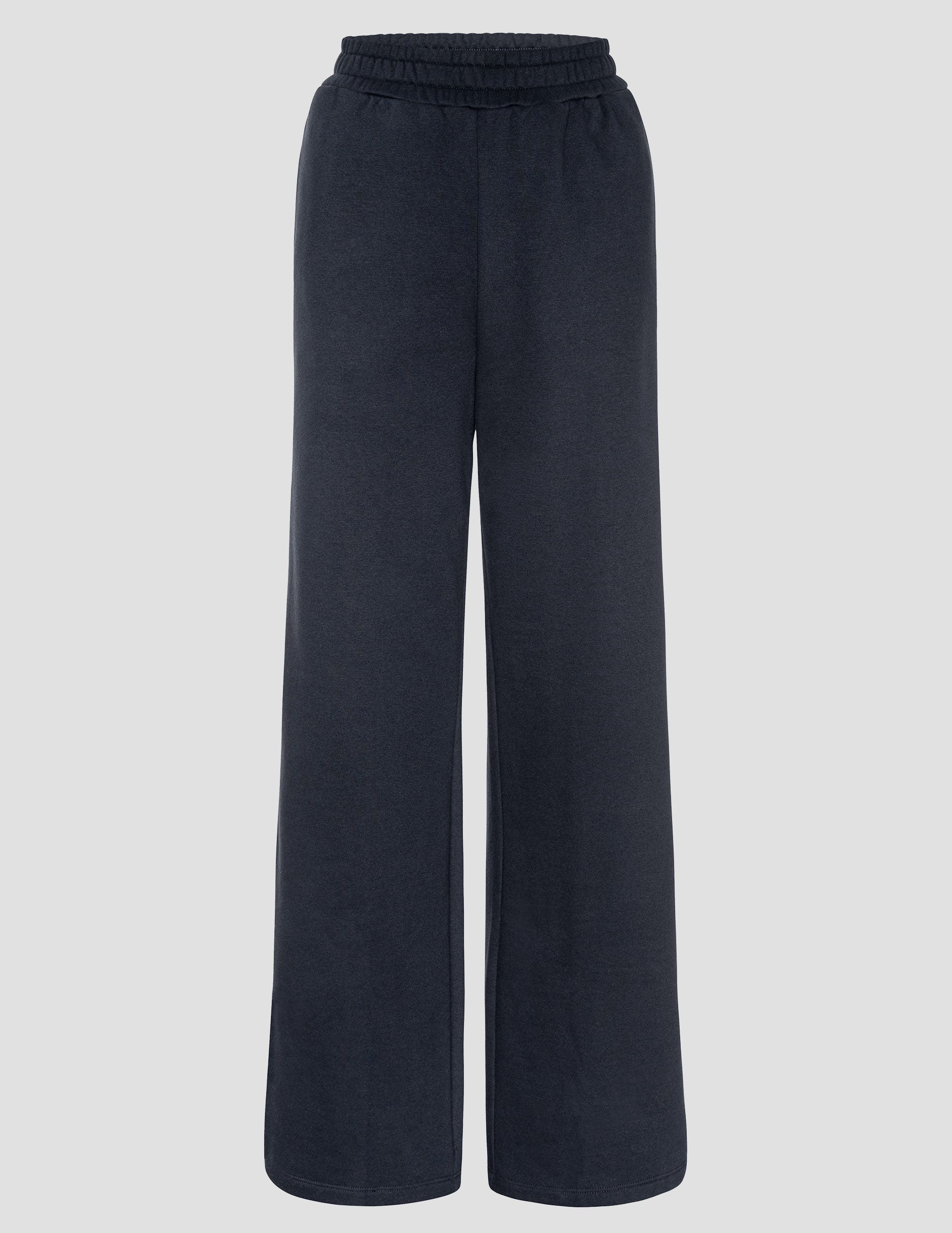 Luxurious LuxeFleece Piper Wide Leg Sweatpants with Stylish Contrast Piping