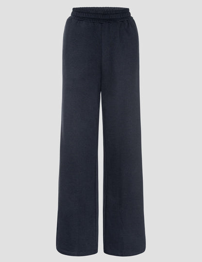 Luxurious LuxeFleece Piper Wide Leg Sweatpants with Stylish Contrast Piping