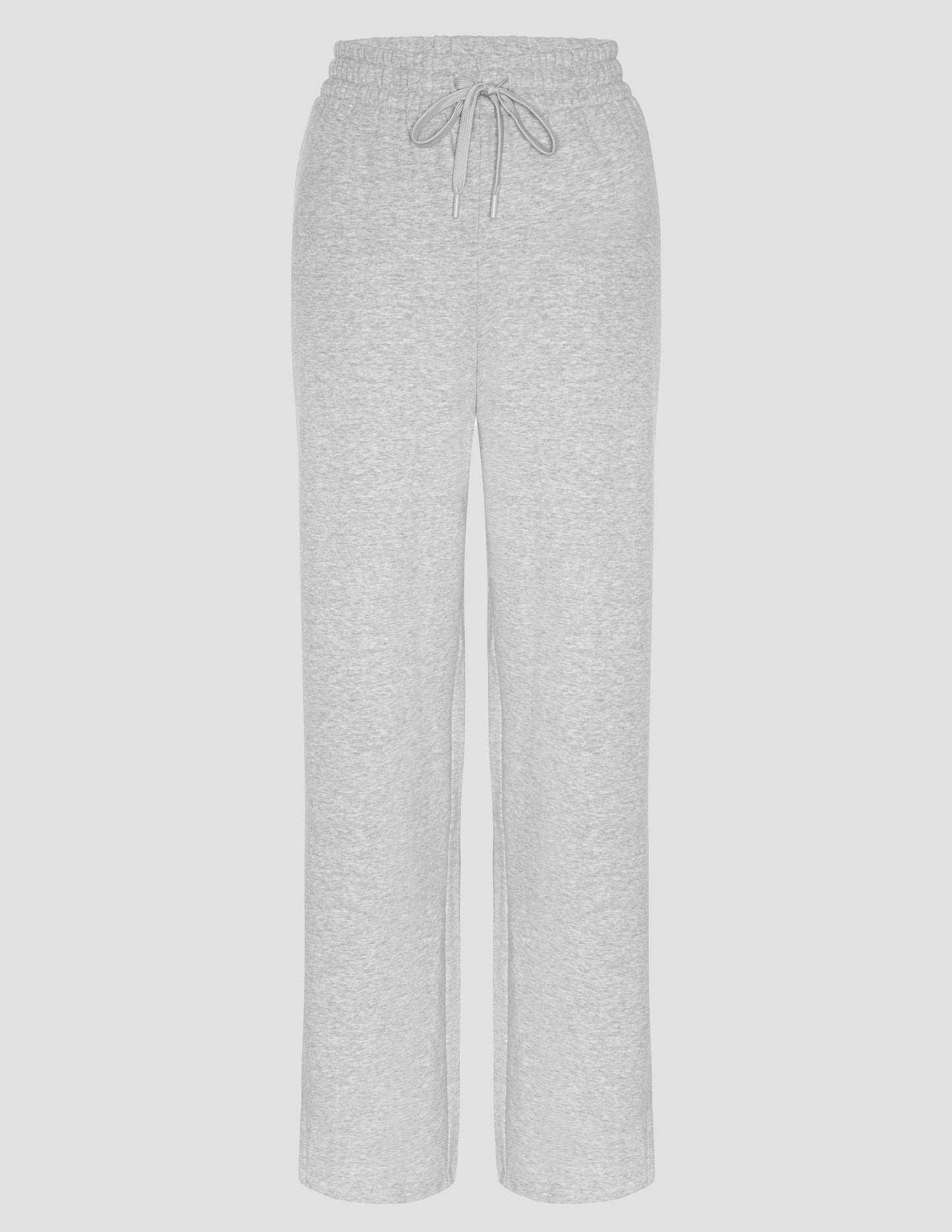 Women's LuxeFleece Soft Mid-Rise Wide Leg Sweatpants with Side Slits
